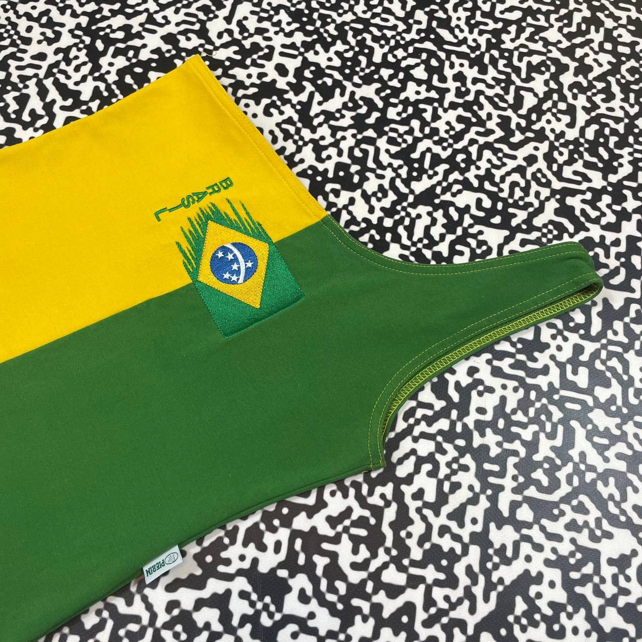 Vintage Vintage Y2K Brasil Retro Soccer Style Tank Top Blokecore Size M / US 6-8 / IT 42-44 - 5 Thumbnail