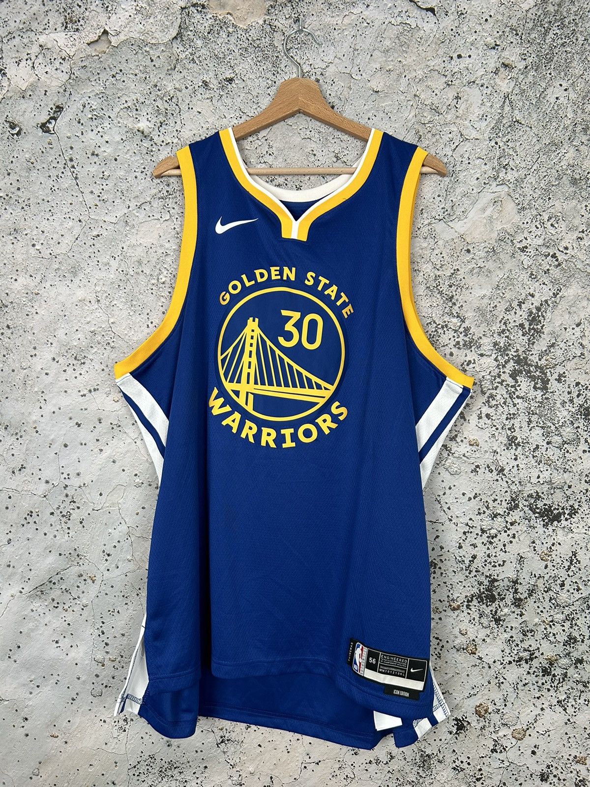 NBA Curry Golden State Warriors Nike Icon Edition Swingman Size US XXL / EU 58 / 5 - 2 Thumbnail