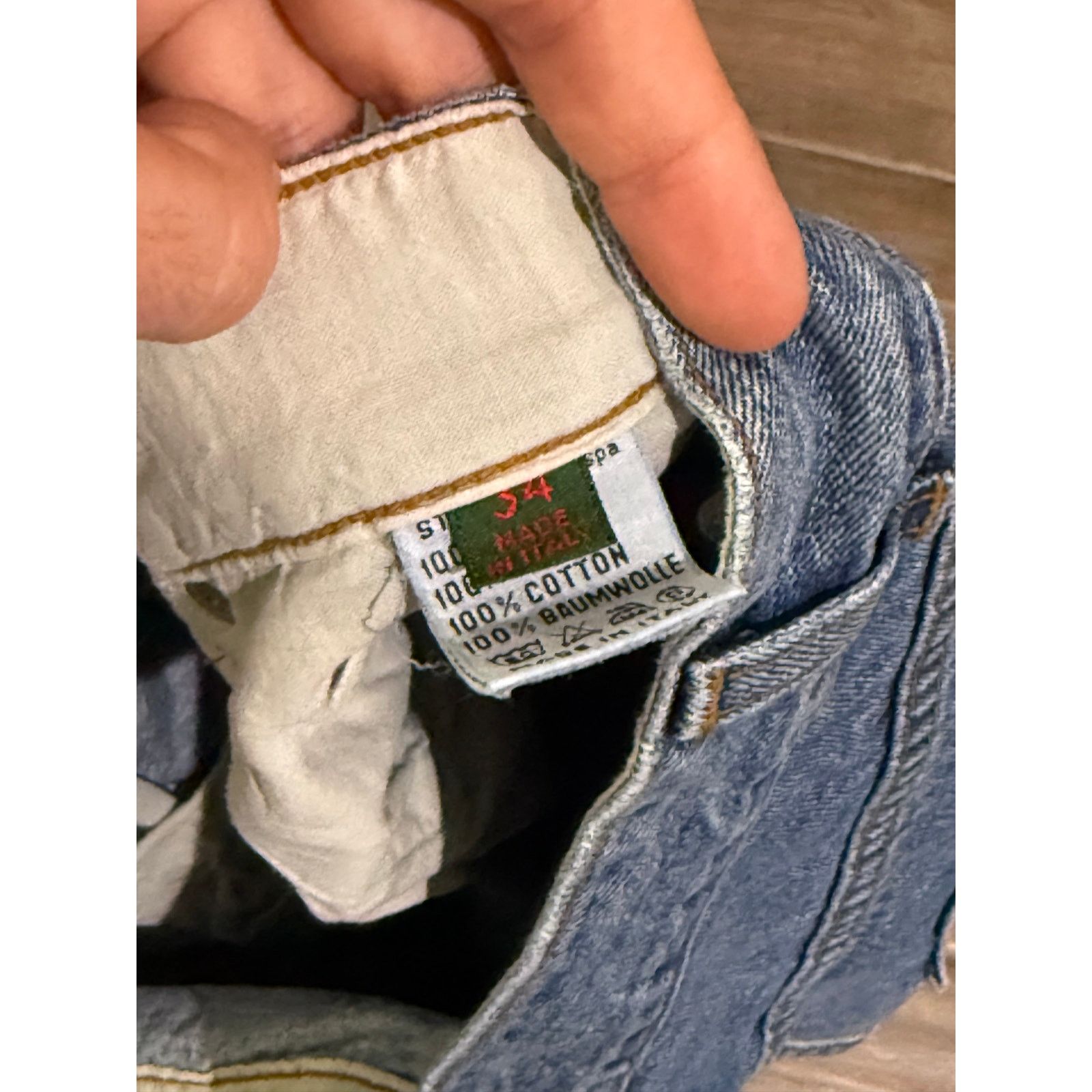 Katharine Hamnett London Vintage y2k Katherine Hamnet Denim Jorts for Men Size US 34 / EU 50 - 7 Thumbnail