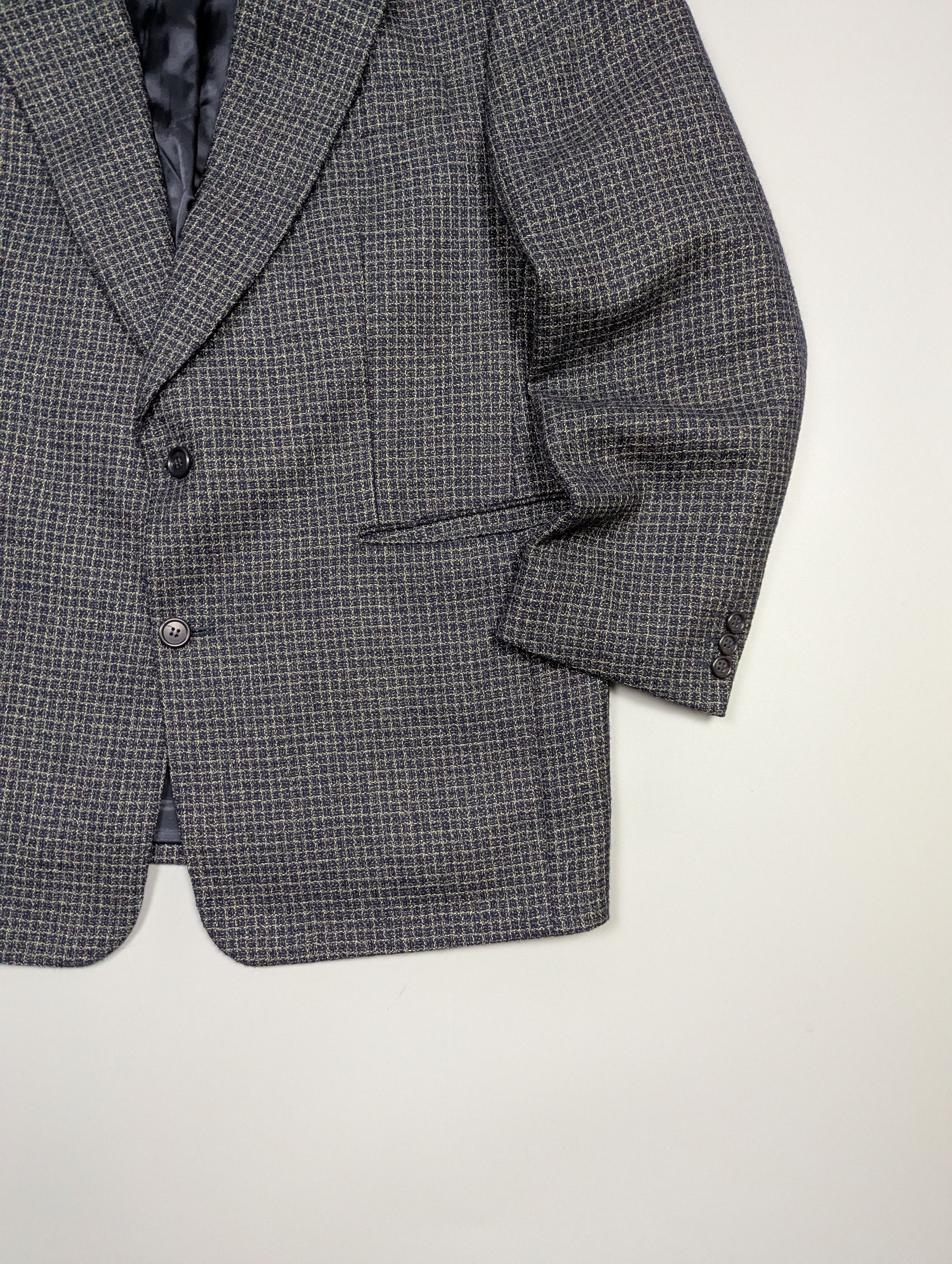 Vintage Vintage Carl Gross Wool Blazer Tailored by Leffers Men’s XL Size 52R - 4 Thumbnail