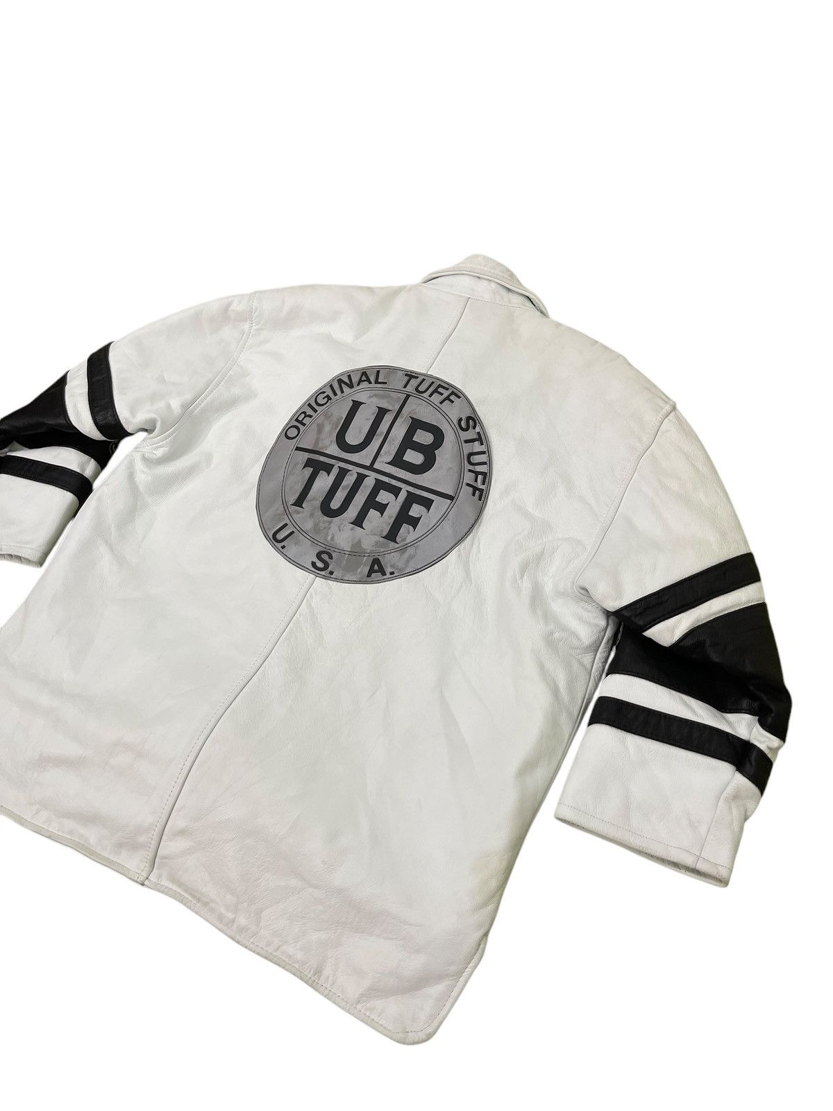 Rap Tees Rare Vtg 90s y2k UB Tuff Leather Jacket Hip Hop 6🟩5 Size US M / EU 48-50 / 2 - 16 Thumbnail