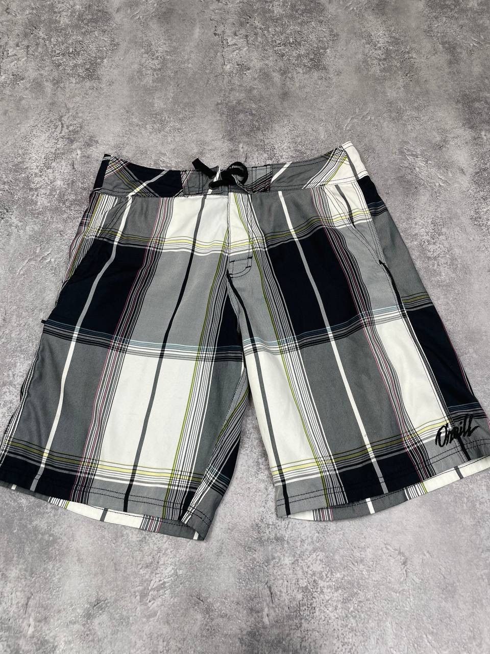 O'Neill O’Neill Men Checkered Boardshorts Grey White Black Size W32 Size US 32 / EU 48 - 1 Thumbnail