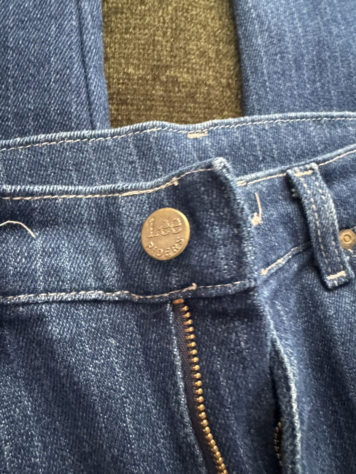 Art Comes First × Lee × Vintage Vintage Lee Riders Rail Road Strip Jeans Size US 33 - 10 Thumbnail