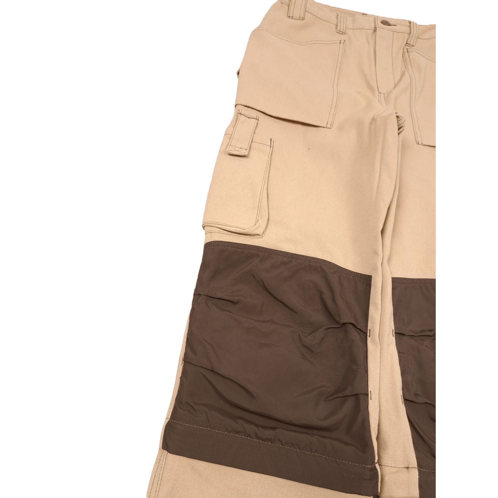 Japanese Brand × Vintage 💎 Vintage 32 Cargo Carpenter Workwear Double Knee Pants Size US 33 - 3 Thumbnail