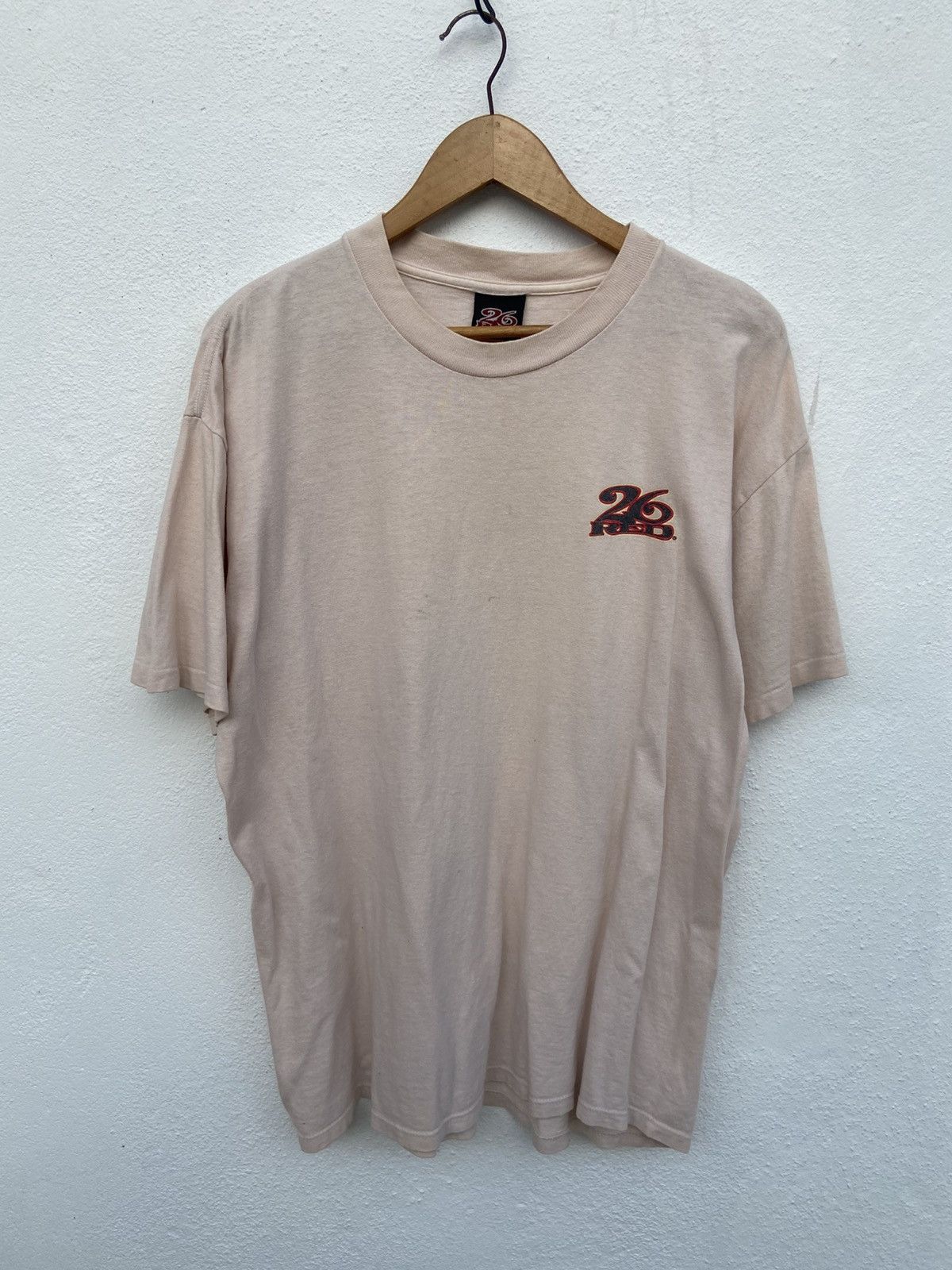 Hook-Ups 🔥 Vtg 90s Vintage Hooks up 26 Red t shirt streetwear USA Size US L / EU 52-54 / 3 - 4 Thumbnail