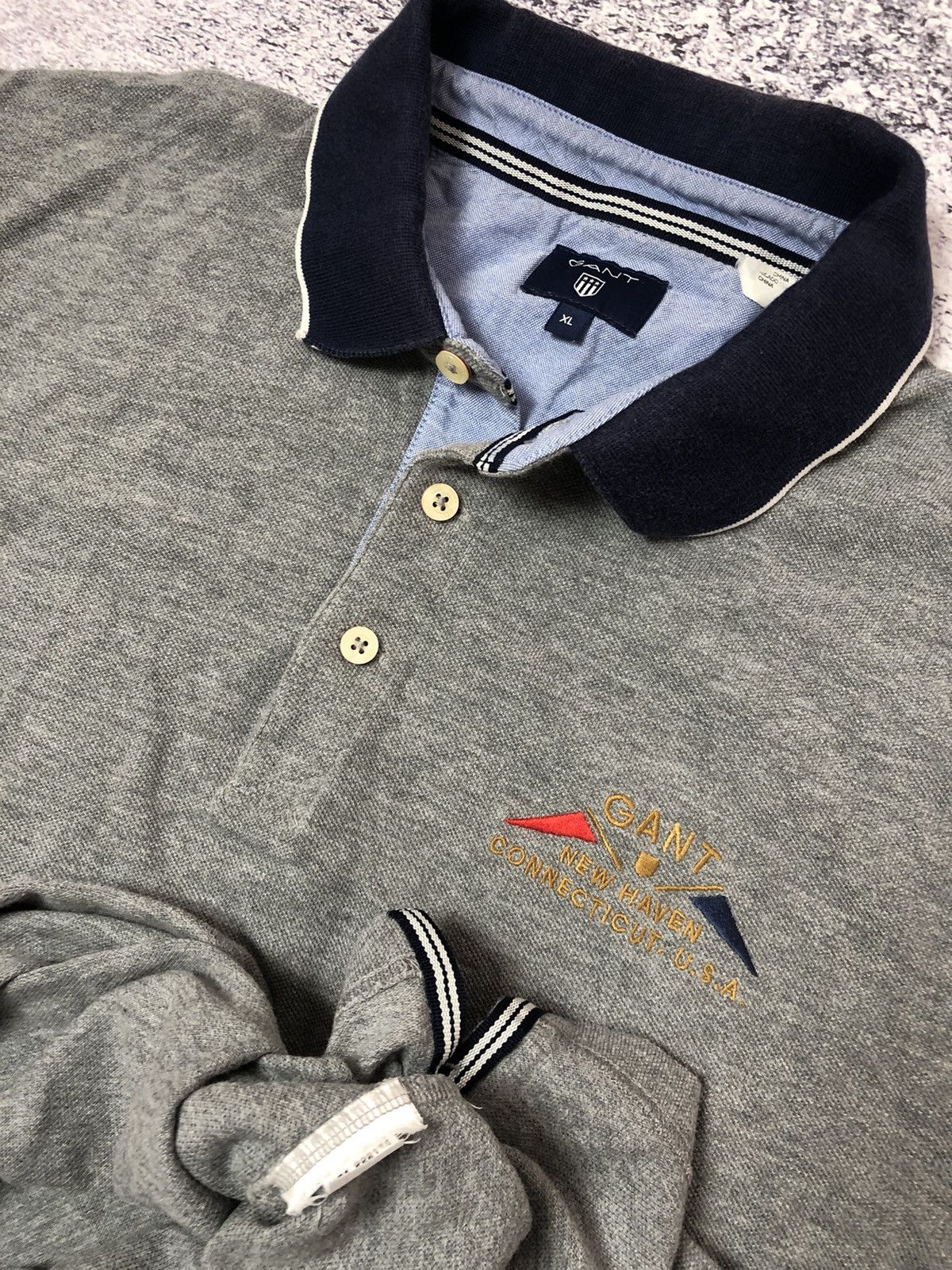 Gant Men’s polo Gant size Xl y2k casual usa Size US XL / EU 56 / 4 - 4 Thumbnail