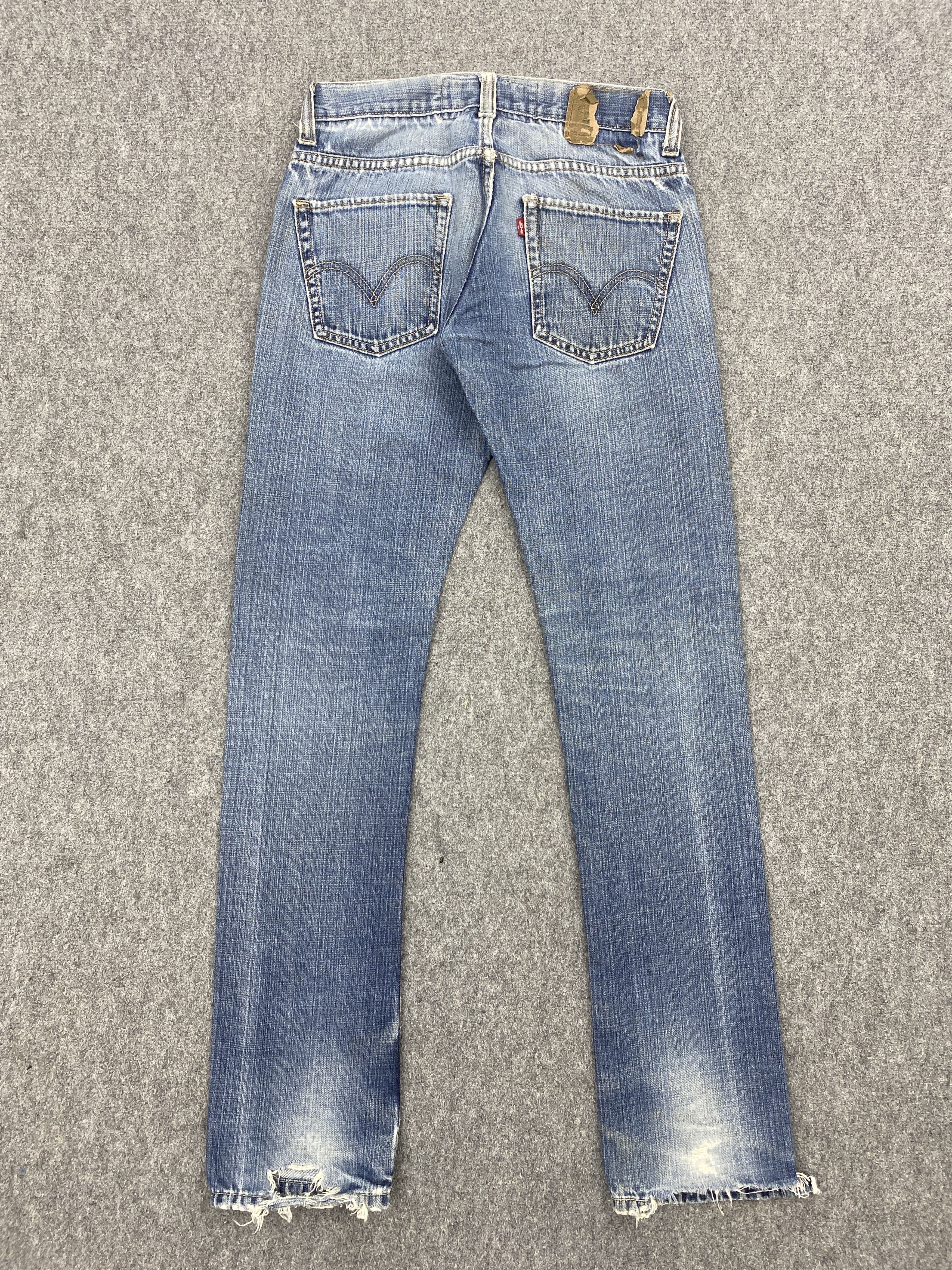 Levi's Vintage Levis 511 Skinny Fit Distressed Denim DP2622 Size US 28 / EU 44 - 3 Thumbnail