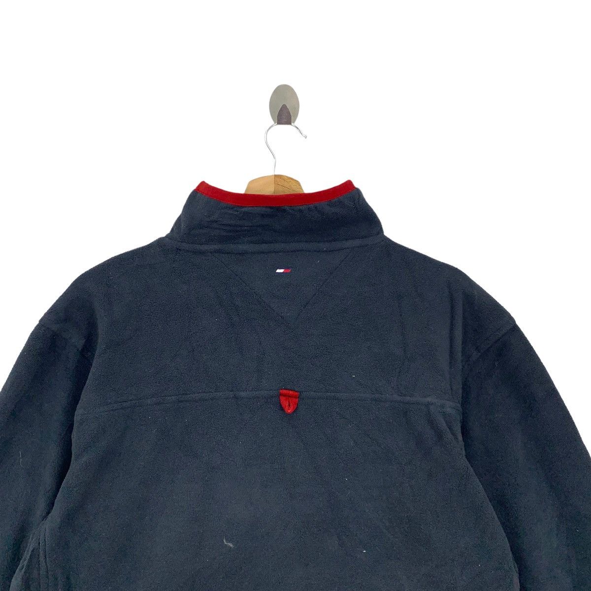 Tommy Hilfiger × Vintage Vintage TOMMY HILFIGER Small Logo Fleece Sweatshirt Pullover Size US L / EU 52-54 / 3 - 5 Thumbnail