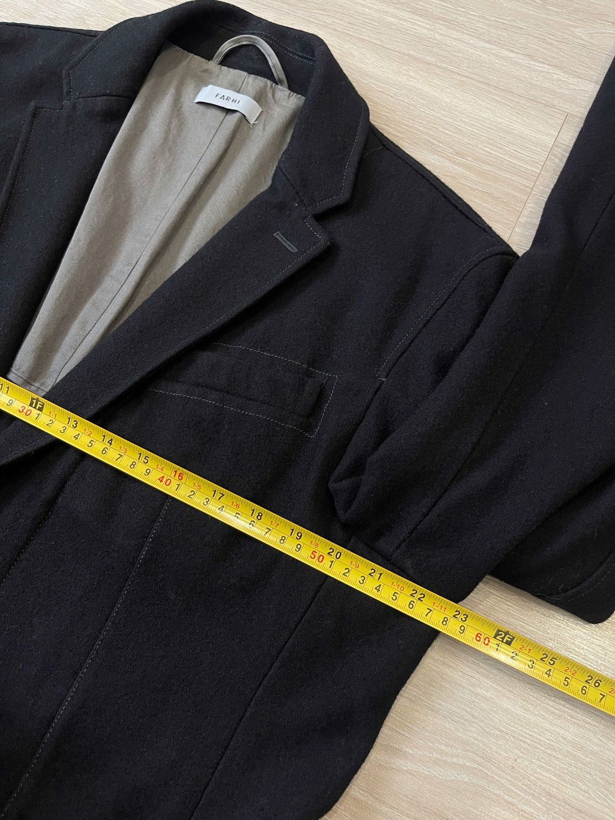 Nicole Farhi Nicole Farhi (FARHI) Wool Blend Tailored Blazer - Size XL Size 42R - 14 Thumbnail