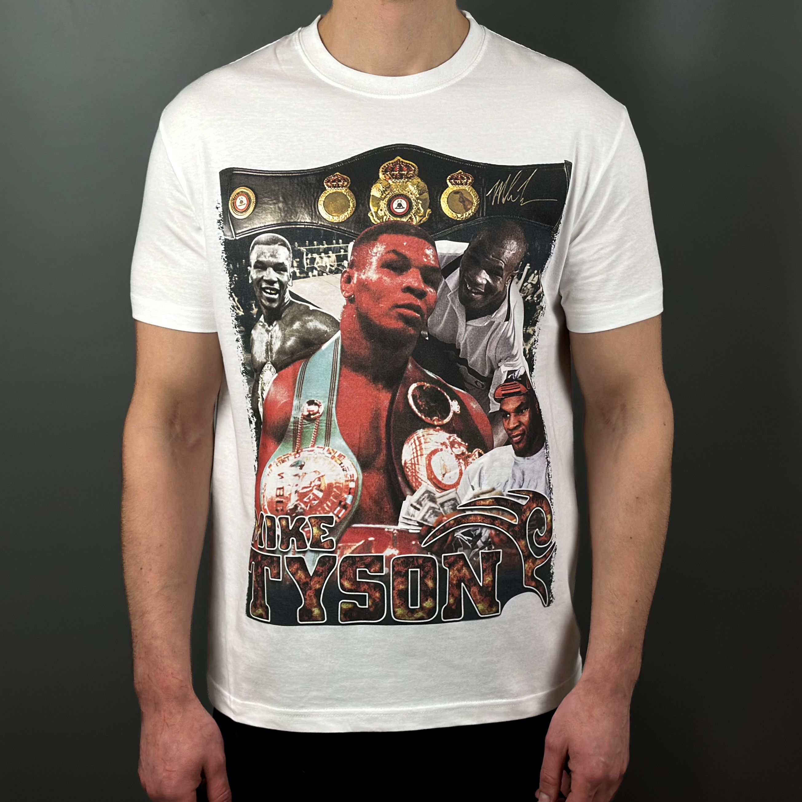 Vintage Mike Tyson Boxing Rap Tee T-Shirt Size US XL / EU 56 / 4 - 1 Thumbnail