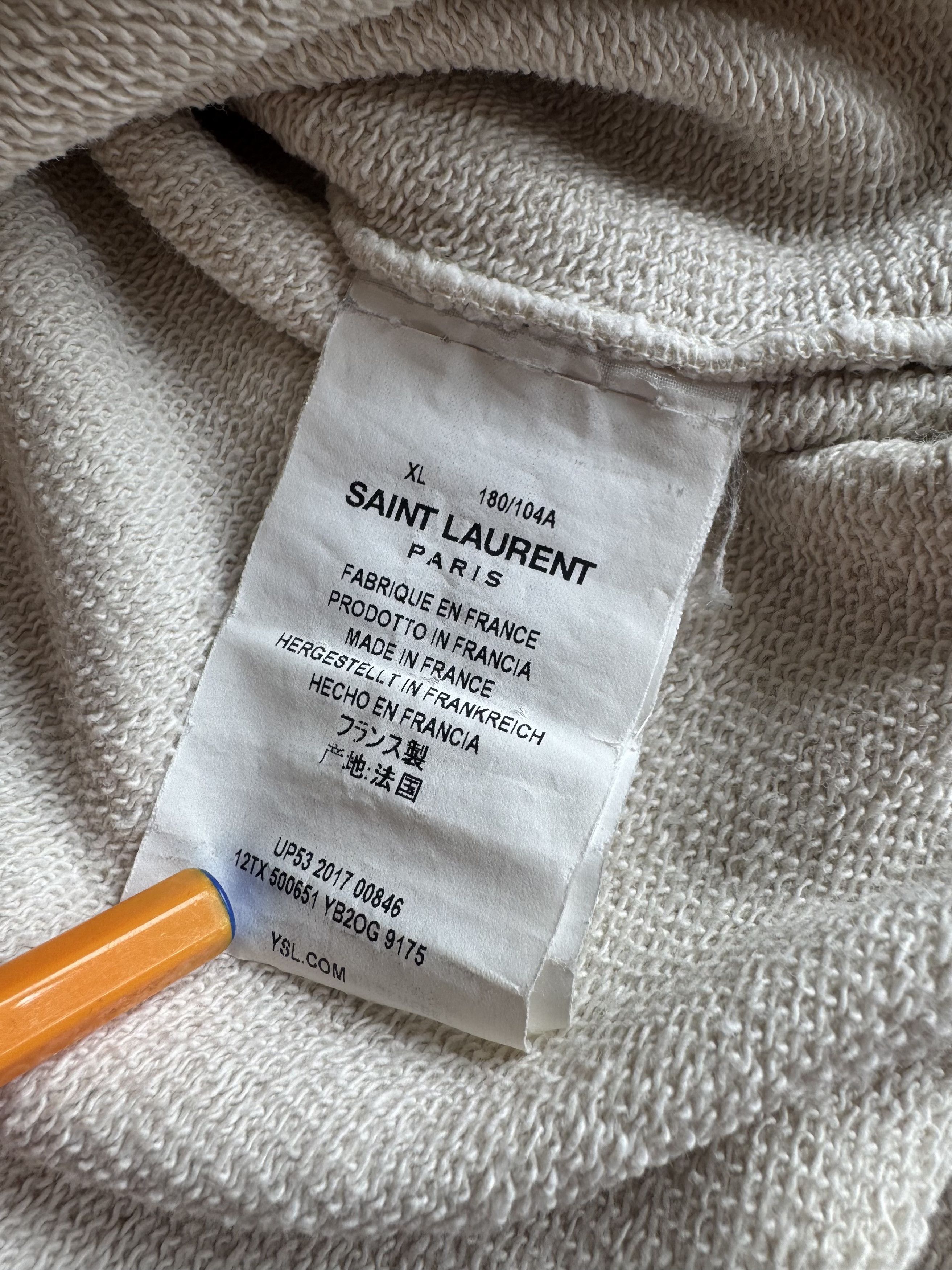 Saint Laurent Paris SS17 Saint Laurent Waiting For Sunset Cream Crewneck Size US M / EU 48-50 / 2 - 10 Thumbnail