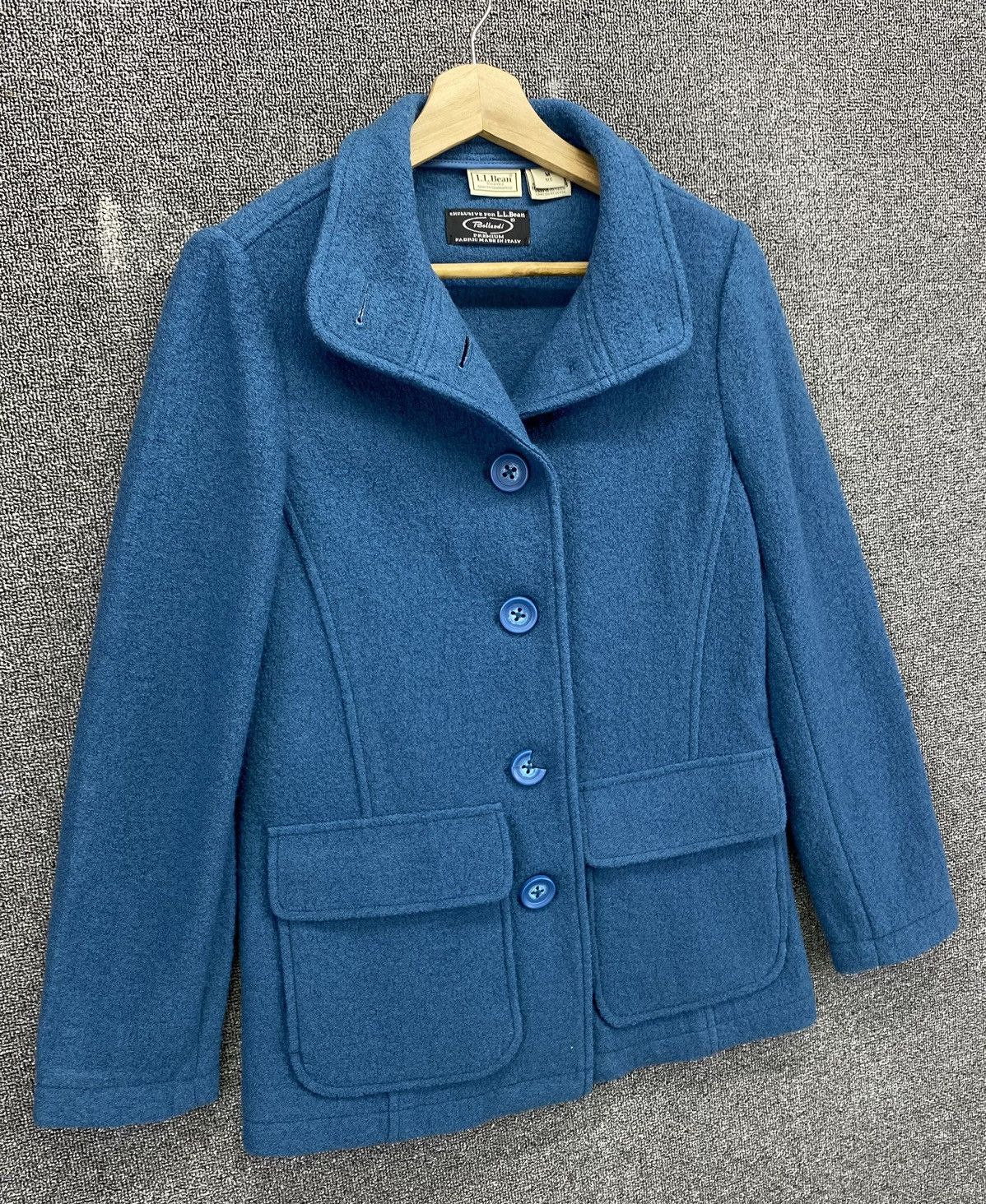 L.L. Bean Vintage L.L Bean Button Up Wool Coat Jacket Size M / US 6-8 / IT 42-44 - 2 Thumbnail