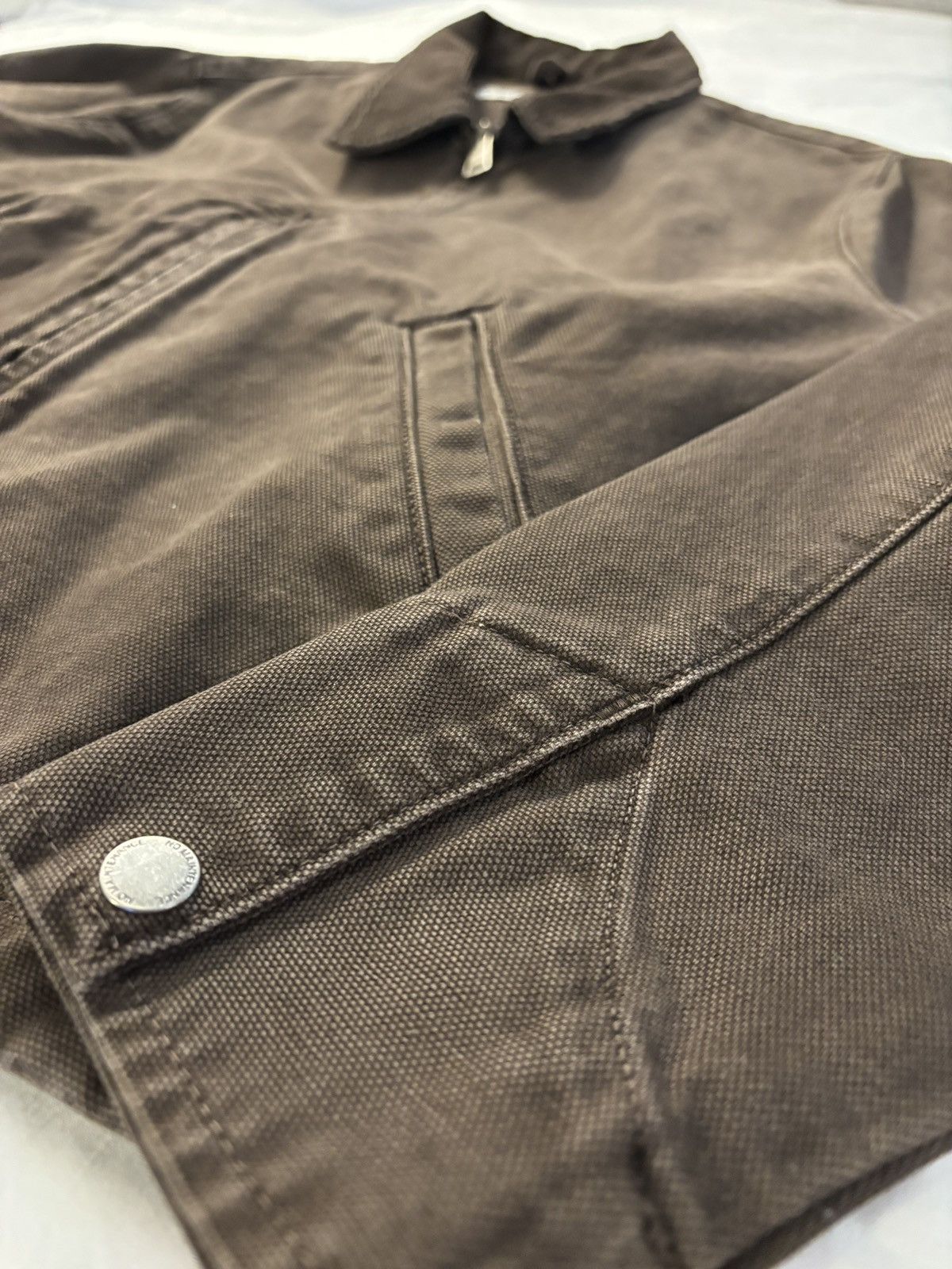 No Maintenance No Maintenance Brown Canvas Mechanic Jacket XS Size US XS / EU 42 / 0 - 3 Thumbnail