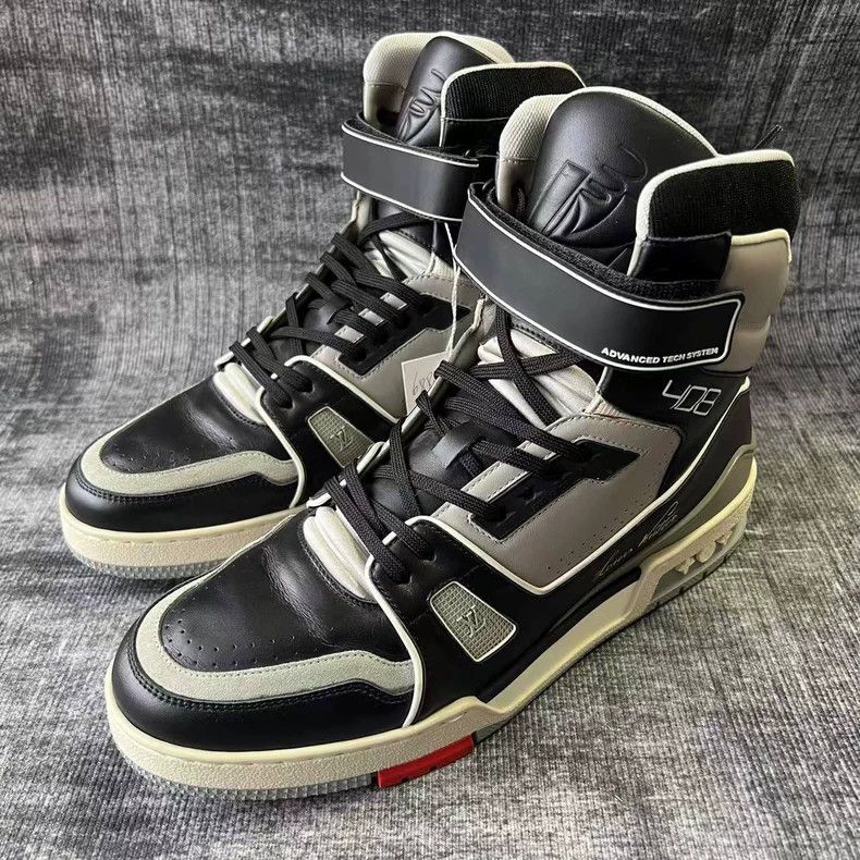 Louis Vuitton Louis Vuitton LV Trainer High-Top Sneakers - dmc Size US 9.5 / EU 42-43 - 1 Thumbnail