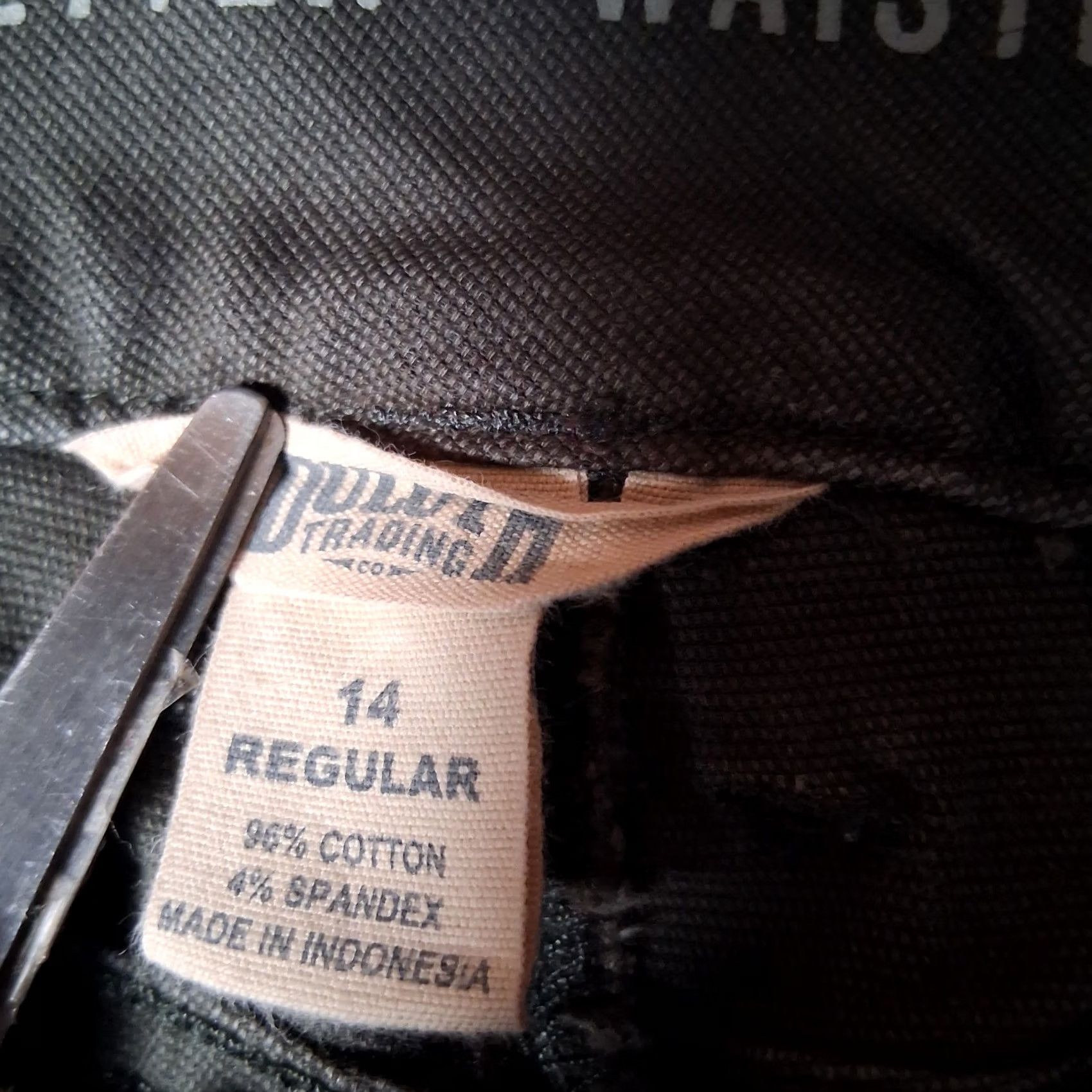 Duluth Trading Company Duluth Trading Co Pants Women 14 Regular Gray Canvas Double Knee Curvesetter Waist Workwear, Utility, Carpenter, Tapered Leg, 28" Inseam Size 36" / US 14 / IT 50 - 3 Thumbnail
