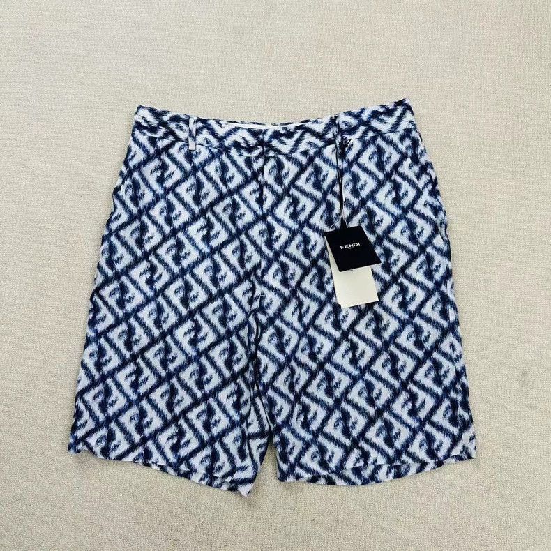 Fendi Fendi Double F Monogram Shorts-yf Size US 34 / EU 50 - 1 Thumbnail