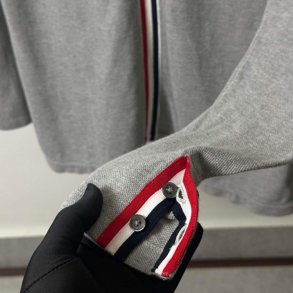 Thom Browne THOM BROWNE BACK STRIPED LONGSLEVE Size US L / EU 52-54 / 3 - 13 Thumbnail