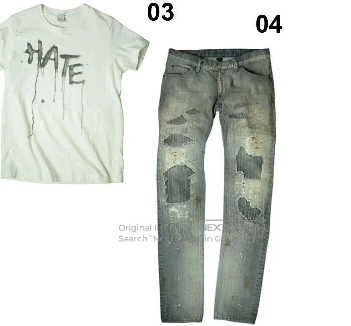 Pledge pledge patchwork distressed denim pants. Size US 38 / EU 54 - 3 Thumbnail