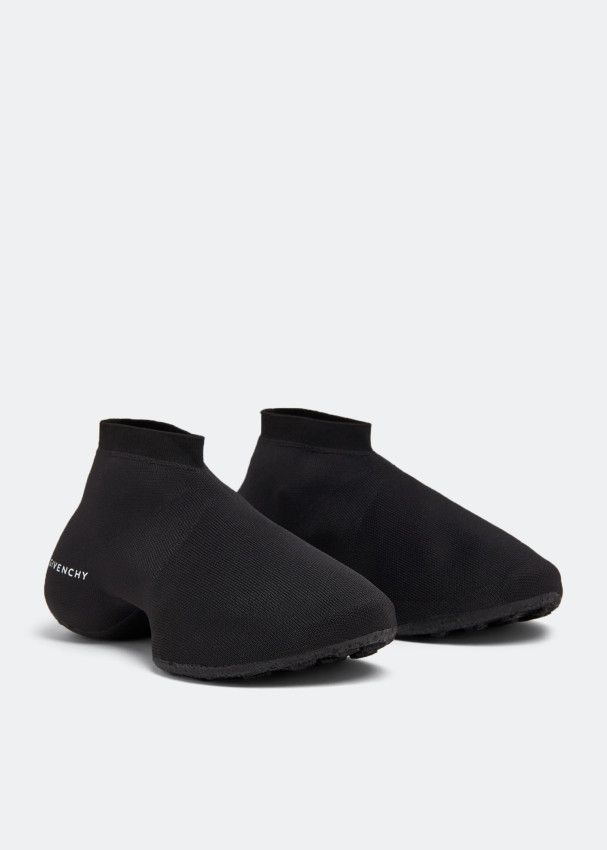 Givenchy o1srvl11e0624 TK-360 Mid Sneakers in Black Size US 14 / EU 47 - 4 Thumbnail