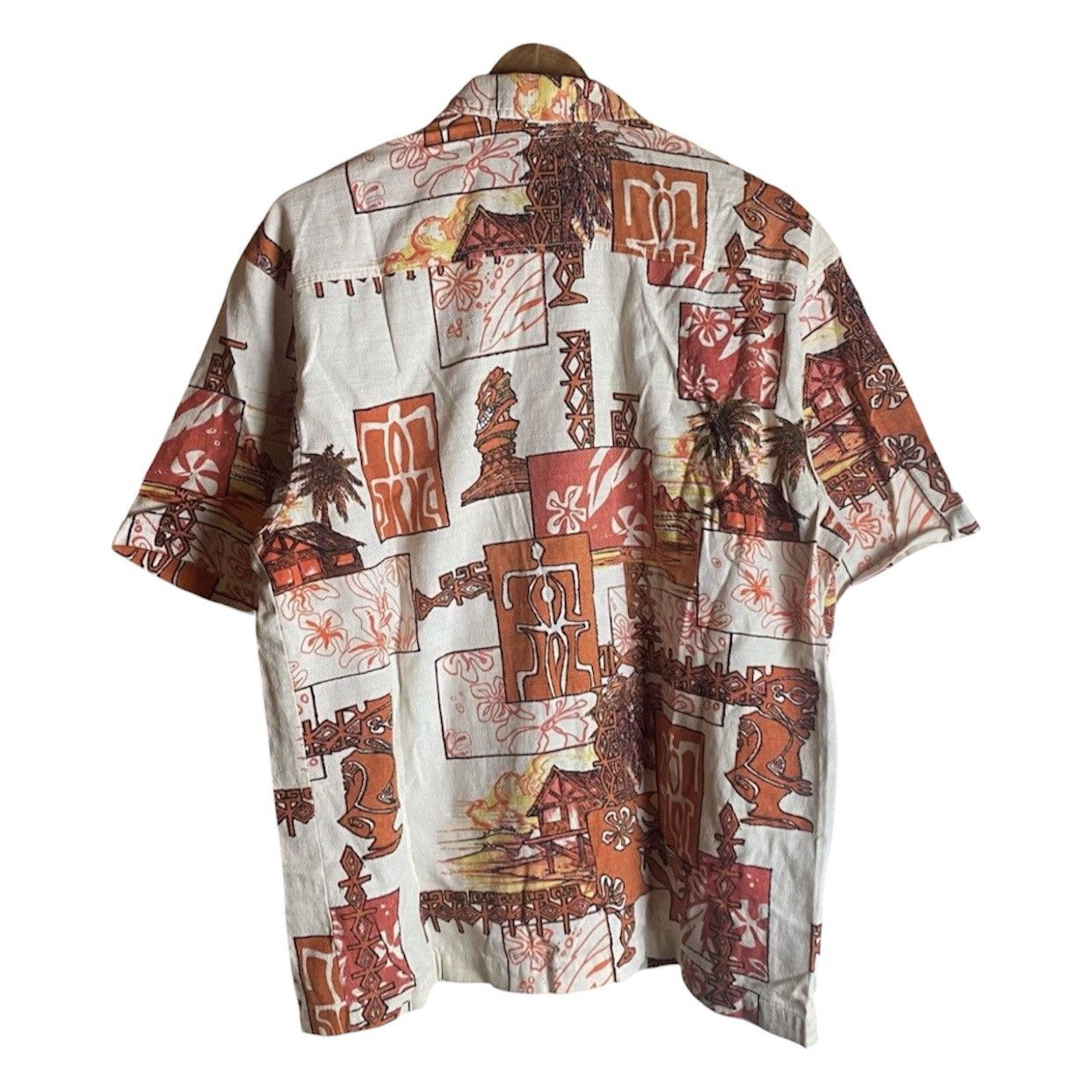 Quiksilver Vintage Quiksilver Tapa Print Hawaiian Shirt - [Size M] Size US M / EU 48-50 / 2 - 2 Thumbnail