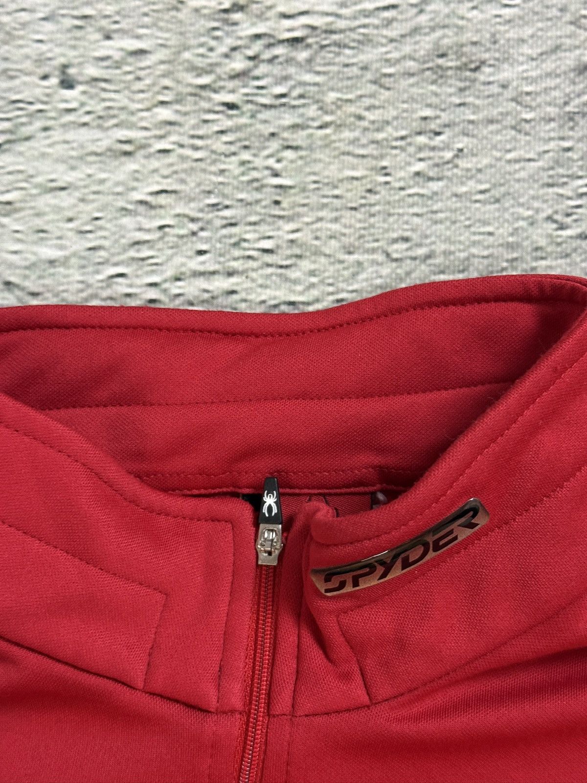 Spyder Spyder long sleeve red half zip sweatshirt motocross running Size US XL / EU 56 / 4 - 4 Thumbnail
