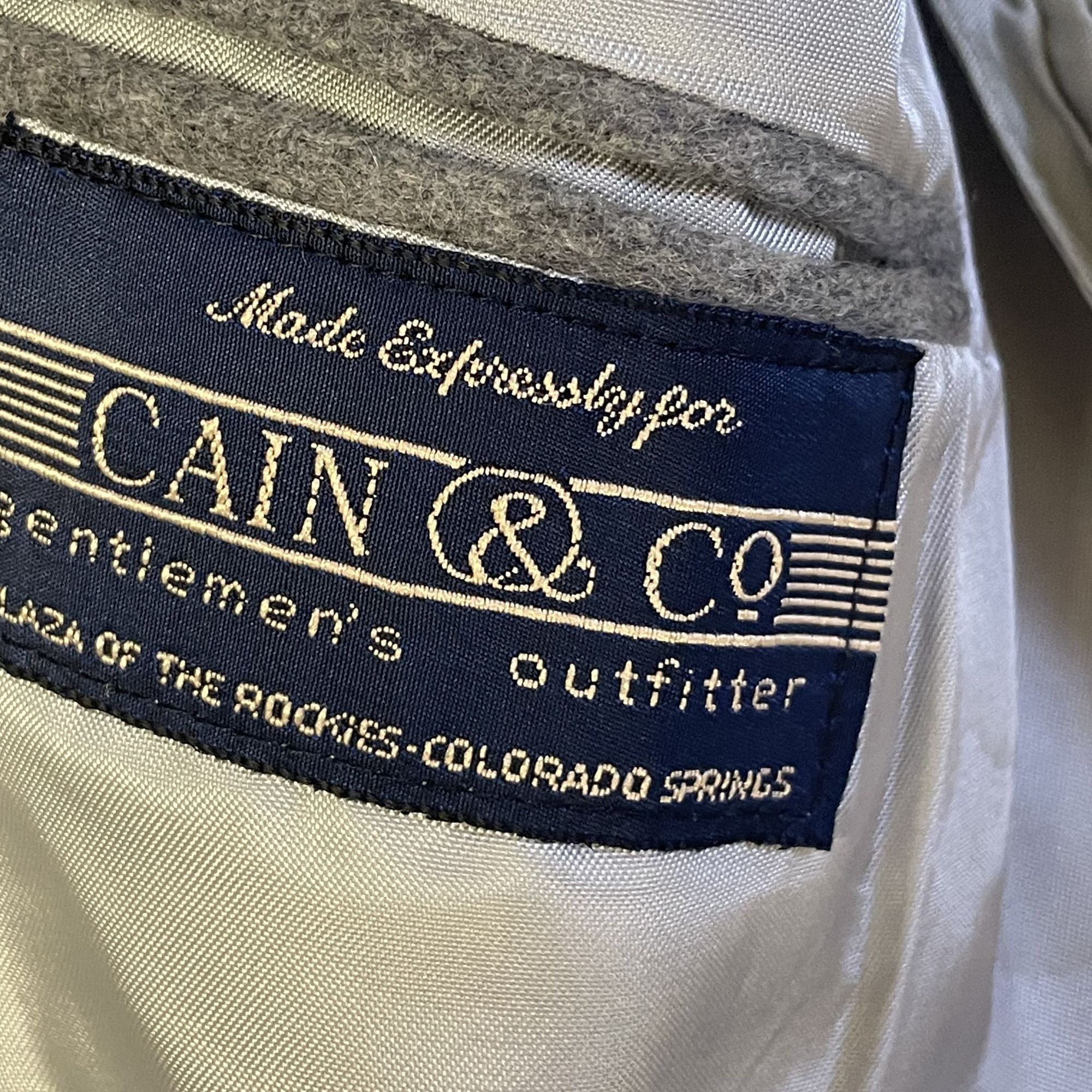 Other Vtg Cain & Co SOFT Sport Coat Jacket Wool Cashmere Jacket Size 42R - 4 Thumbnail