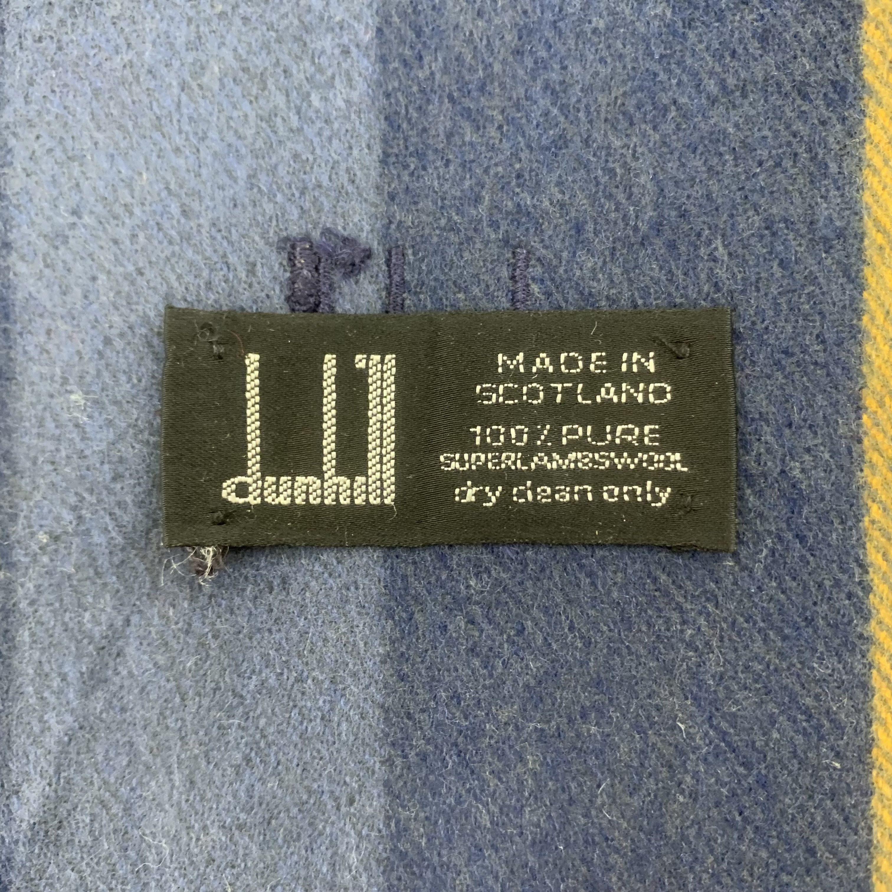 Alfred Dunhill Dunhill Scarf Wool Muffler Neck Wrap BL9243 Size ONE SIZE - 5 Thumbnail
