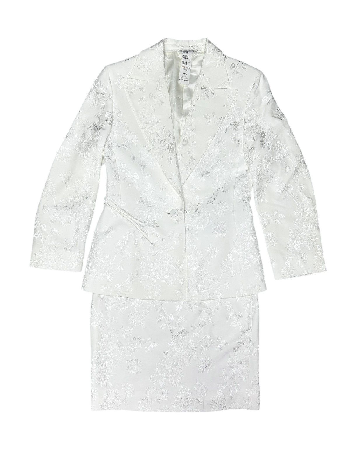 Versace 1998 Couture Floral Jacquard Ensemble Size M / US 6-8 / IT 42-44 - 1 Thumbnail