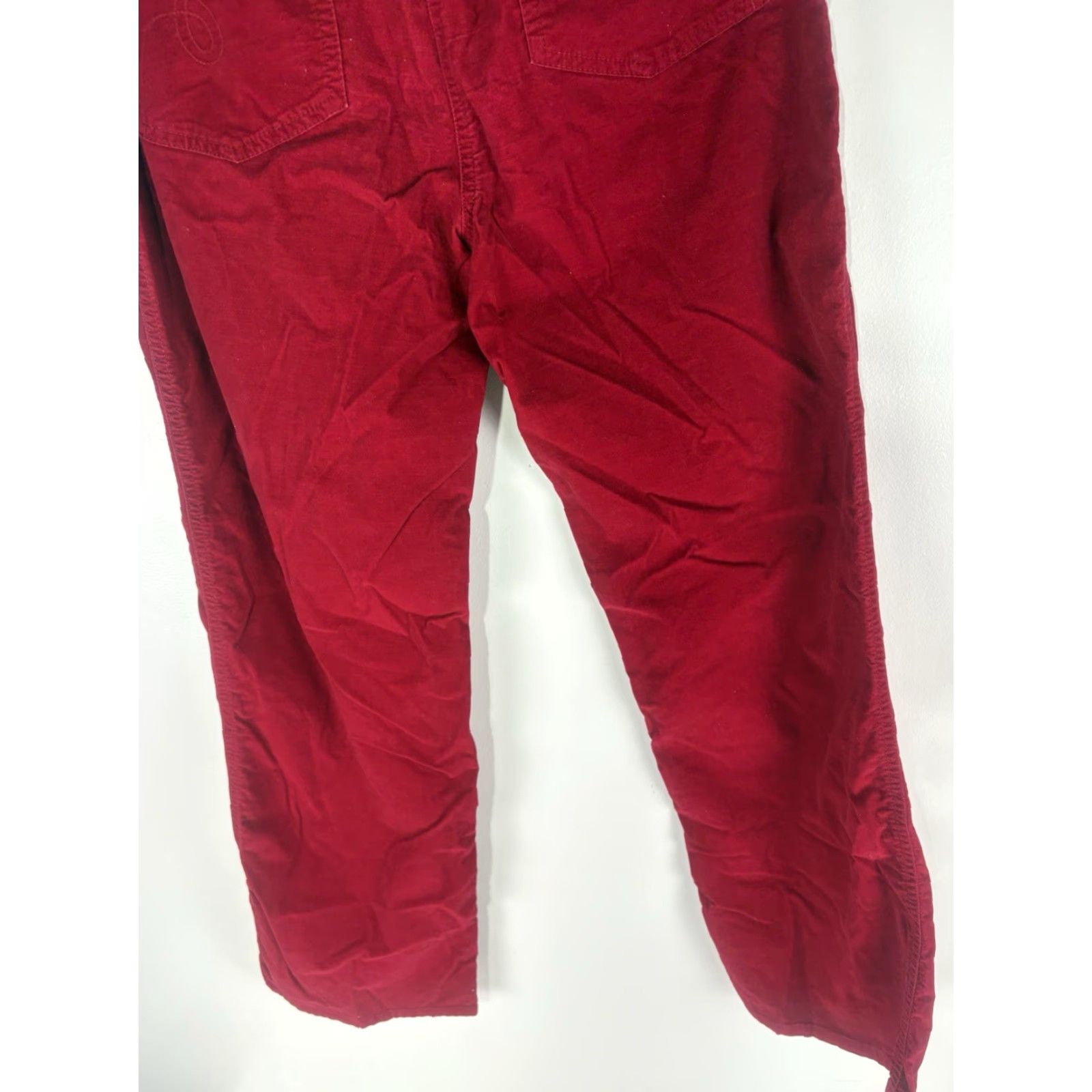 Velvet VINTAGE Clothes Women’s Red Velvet Bootcut Dress Pants Size 6 Business Casual Workwear Size 28" / US 6 / IT 42 - 6 Thumbnail