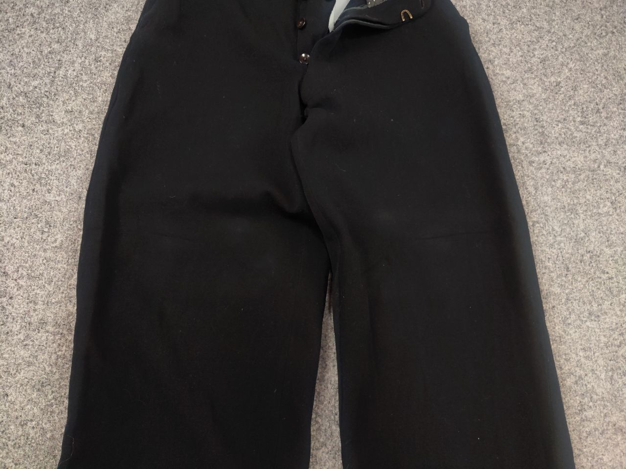 Vintage 1950's Vintage High Waist Fishtail Suspender Buckle Pants Size US 30 / EU 46 - 8 Thumbnail