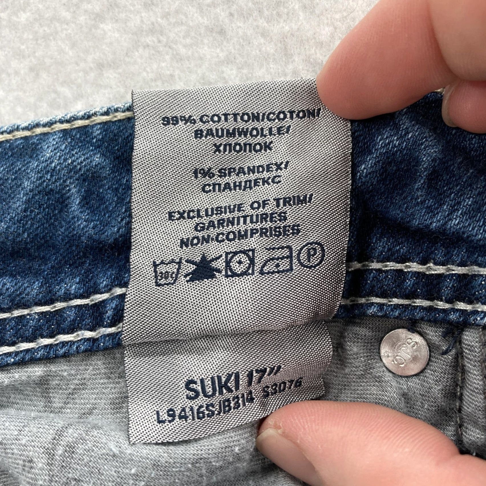 Silver Jeans Co. VINTAGE Silver Jeans Suki Bootcut Womens 29x33 Blue Curvy Fit Contrast Stitch Grunge Y2K Size 29" - 7 Thumbnail