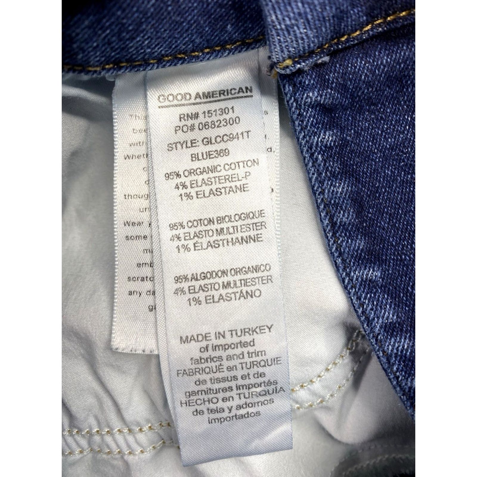 Good American Good American Jeans Womens 8 Skinny Mid Rise Stretch Dark Wash Denim Shirt? Size 30" / US 8 / IT 44 - 6 Thumbnail