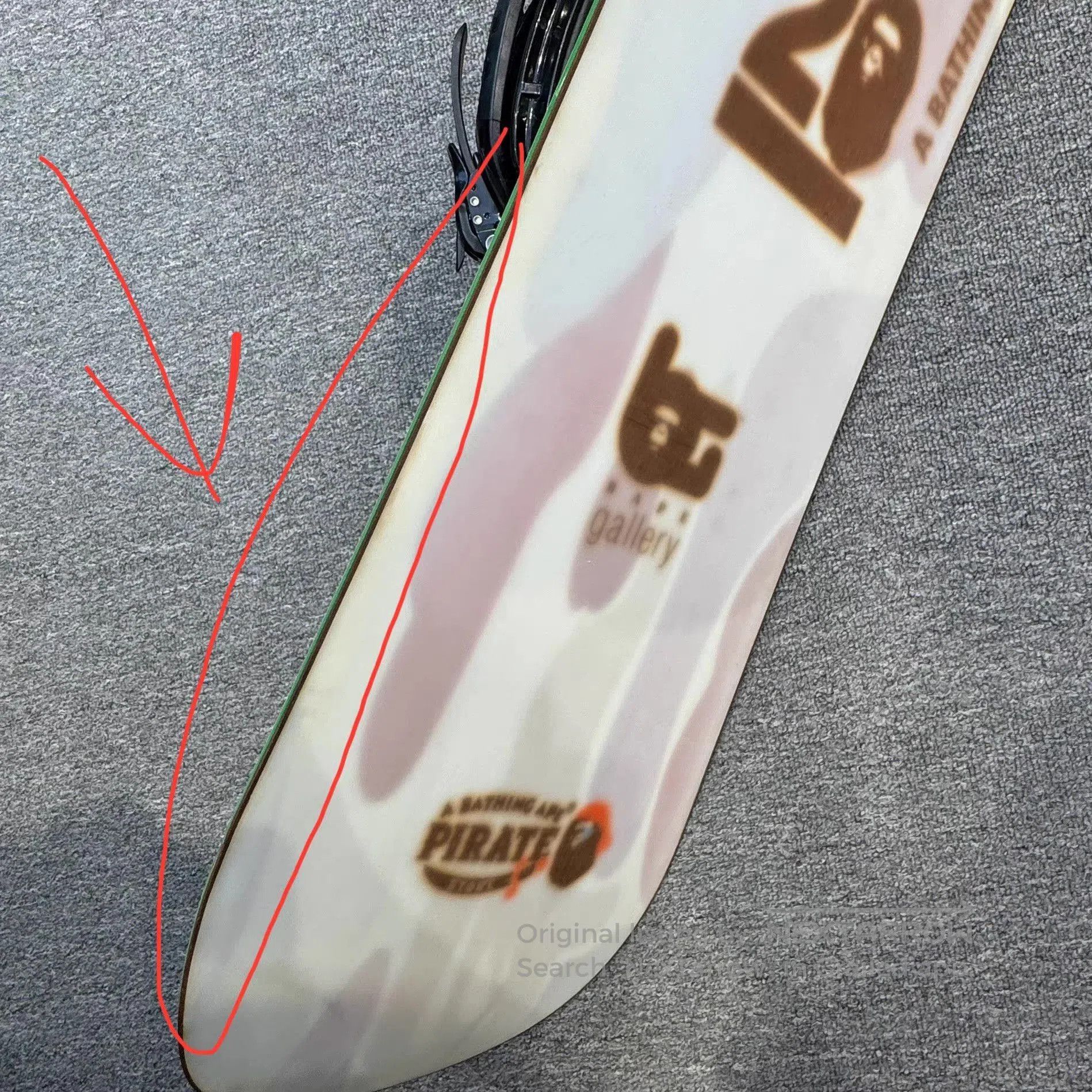 Bape Multi Camo Graphic Snowboard. Size ONE SIZE - 9 Thumbnail
