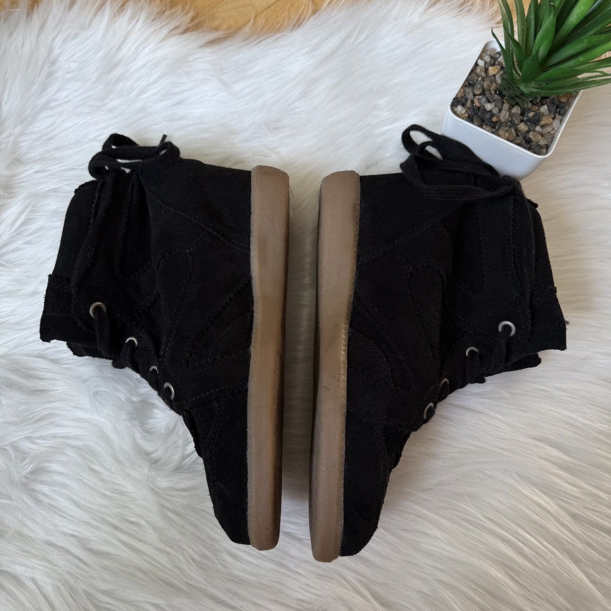 Other 📌 Vintage like Isabel Marant Style Bekett Wedge Sneakers Size US 7 / IT 37 - 13 Thumbnail