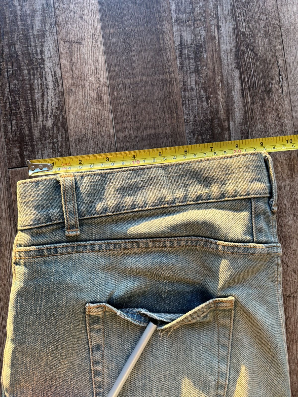 Saint Laurent Paris Saint Laurent Paris D02 Crash Denim Size US 33 - 14 Thumbnail