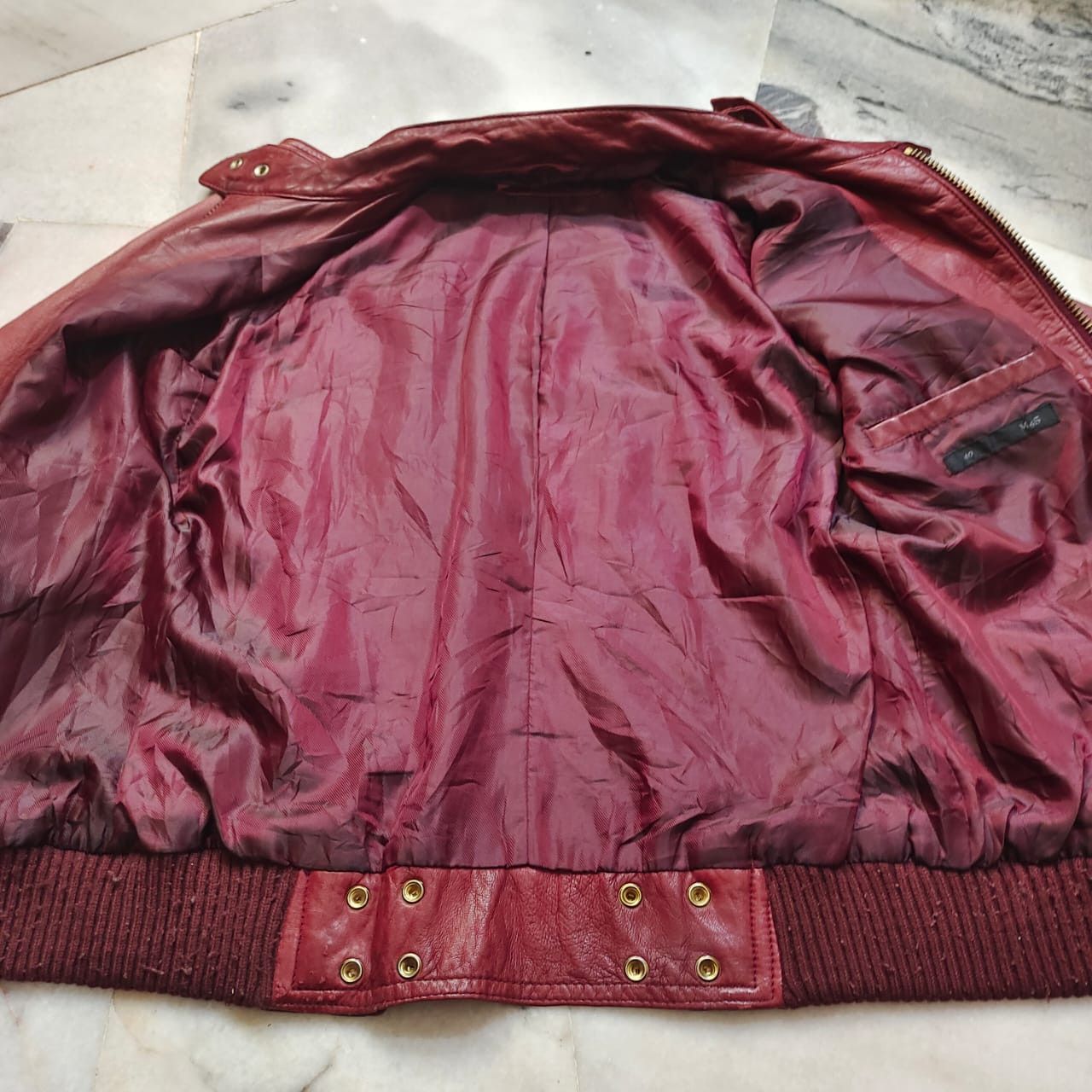 Comme des Garcons JAPANES BRAND LAMBSKIN LEATHER BOMBER JACKET Size US M / EU 48-50 / 2 - 8 Thumbnail