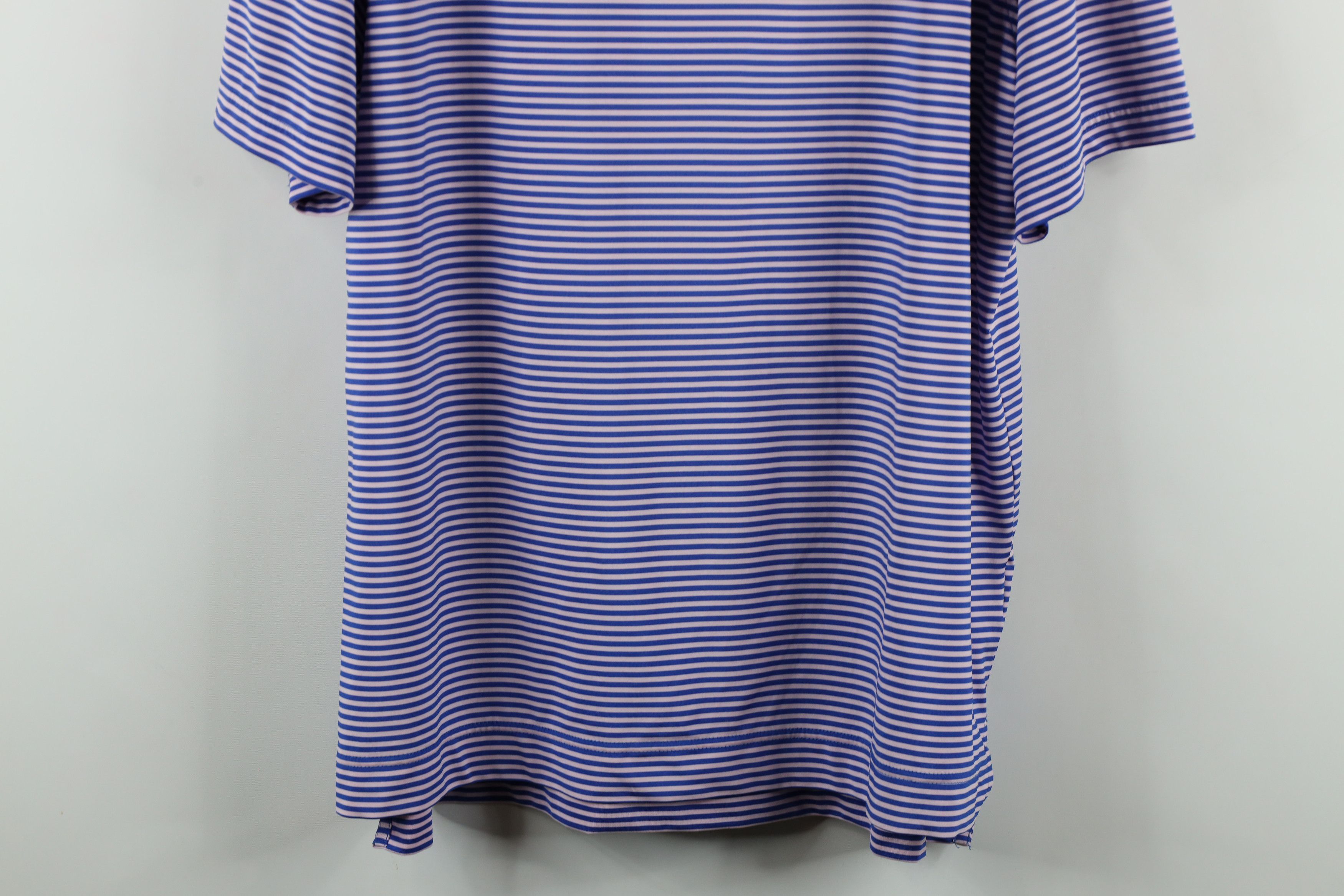 Footjoy × Vintage FootJoy Logo Striped Stretch Collared Golf Polo Shirt Size US L / EU 52-54 / 3 - 3 Thumbnail