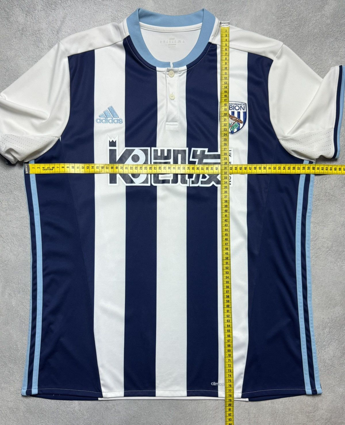 Adidas West Bromwich Albion 2016 2017 Home Shirt Jersey Adidas Size US XL / EU 56 / 4 - 13 Thumbnail