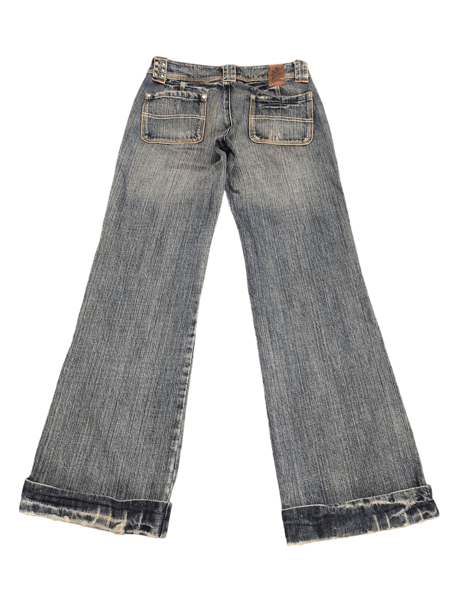 Hysteric Glamour × Undercover Flare Jeans Camel Road Faded Low Rise Wide Leg Boot Cut Goa Size US 29 - 11 Thumbnail