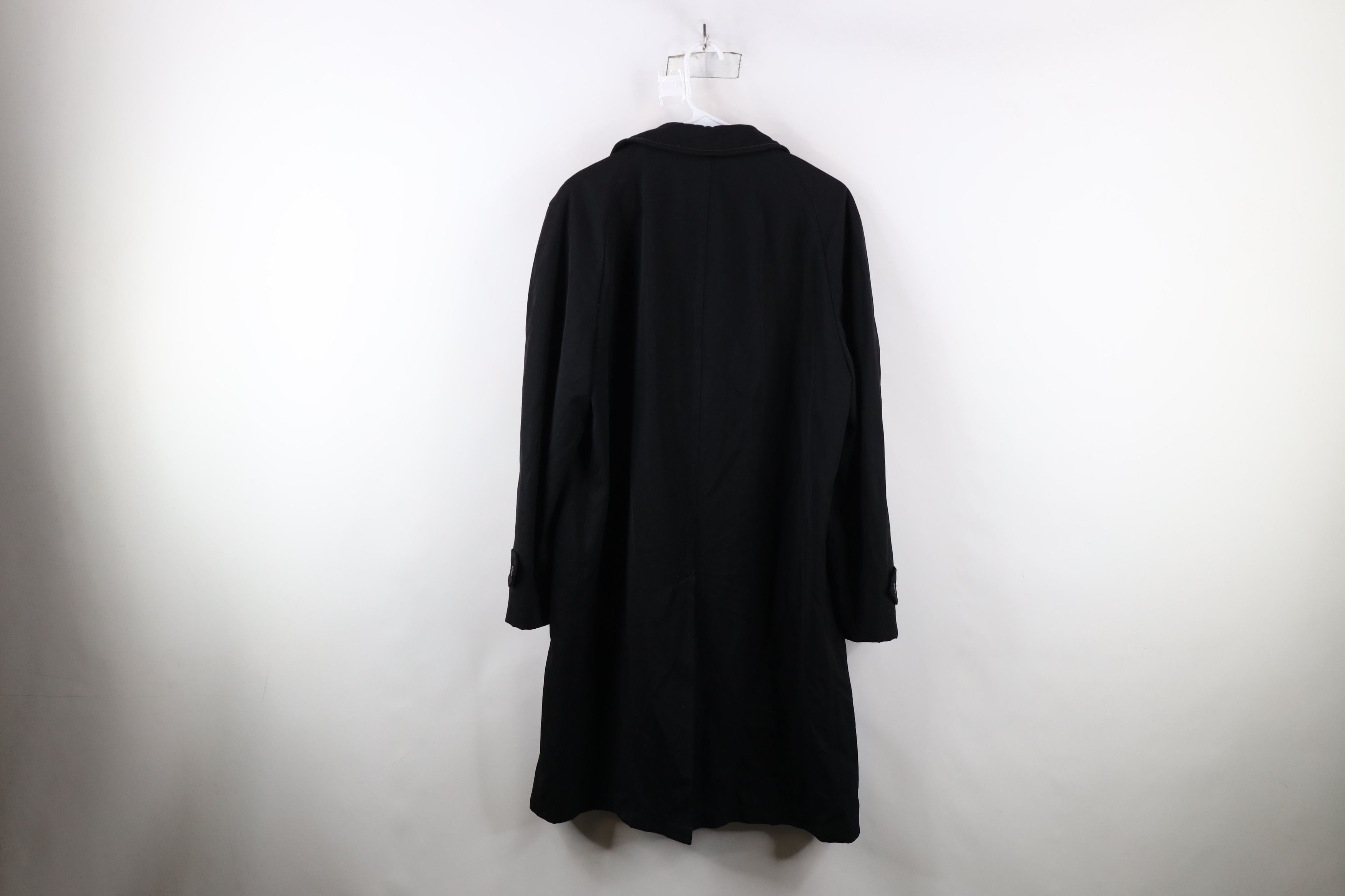 Vintage Vintage 50s 60s Streetwear Trench Coat Jacket Black USA Size US XL / EU 56 / 4 - 14 Thumbnail