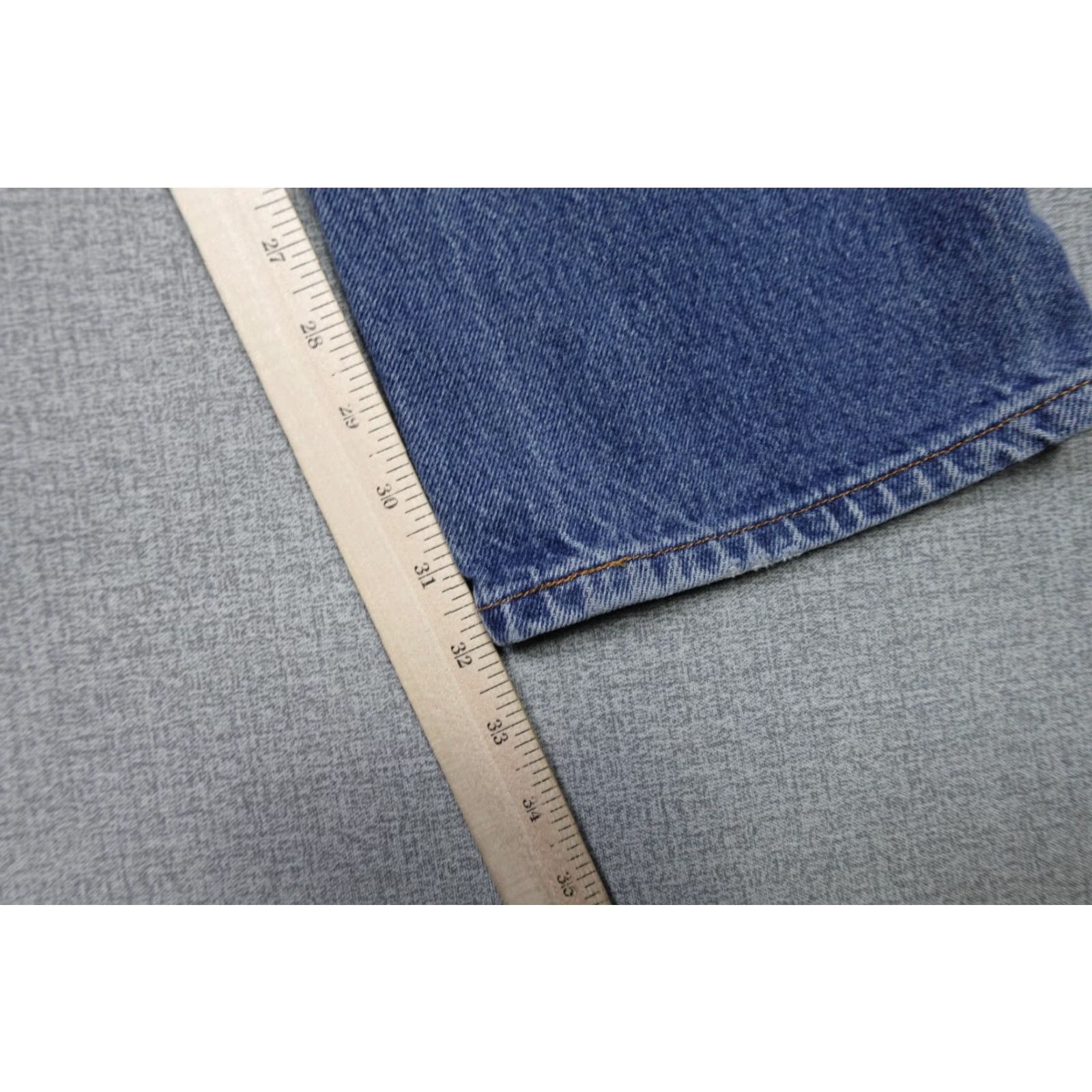 Levi's Levi's 505 Jeans Mens 34x32 Blue Regular Fit Straight Leg Dark Wash Western Size US 34 / EU 50 - 7 Thumbnail