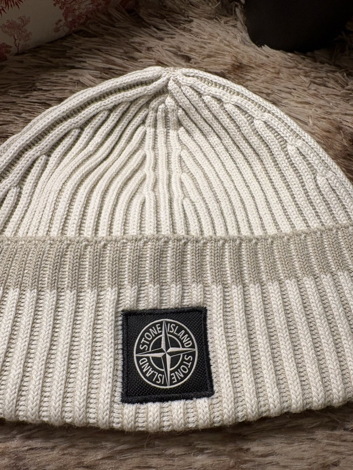 Stone Island Stone Island knit hat beige Size ONE SIZE - 2 Thumbnail