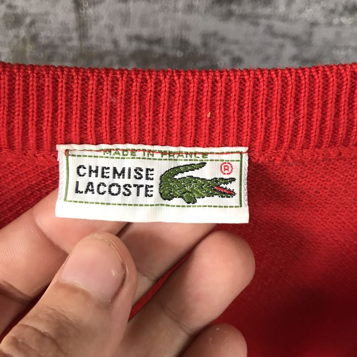 Lacoste × Vintage Lacoste France Vintage sweater size L/XL Size US L / EU 52-54 / 3 - 5 Thumbnail