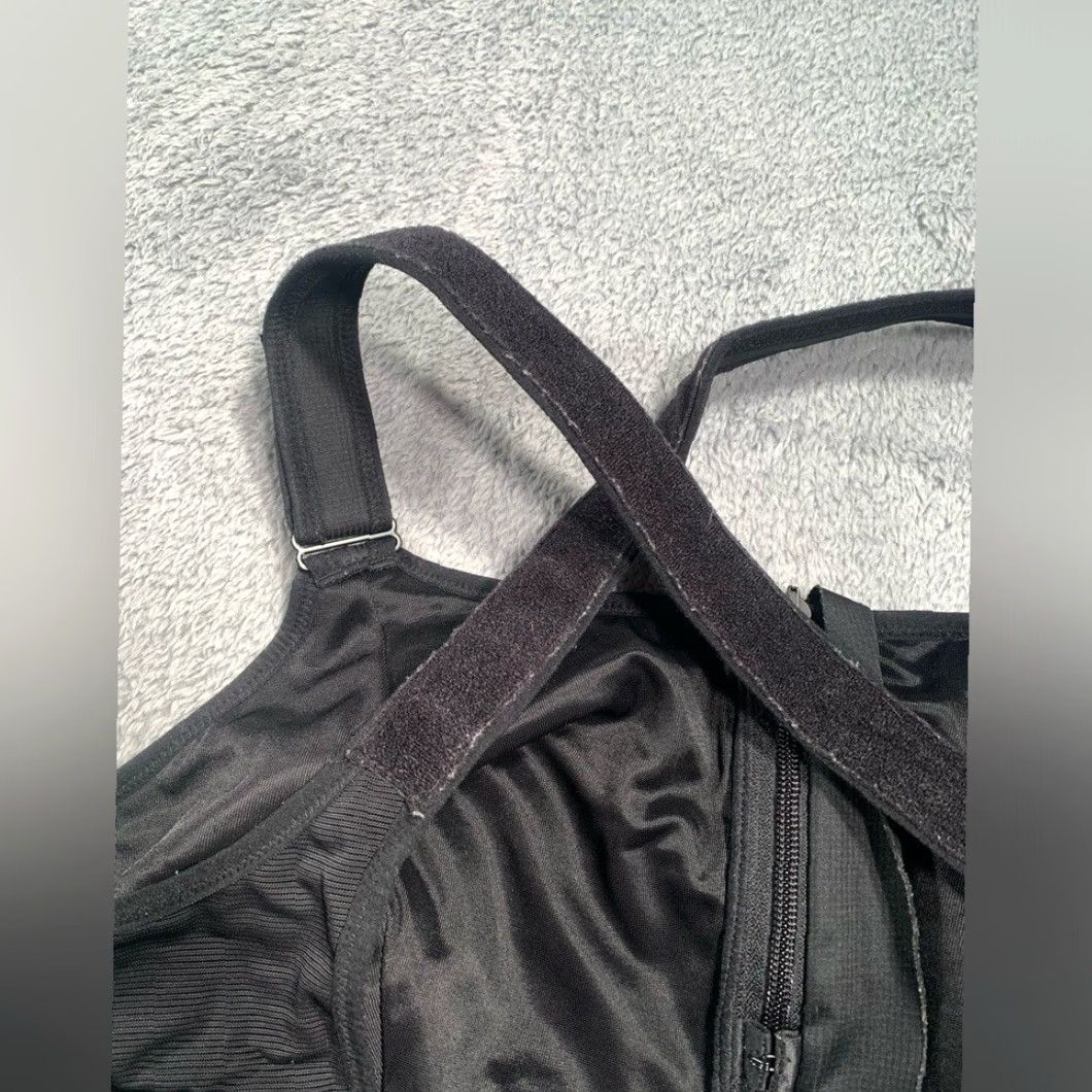 Vintage SHEFIT Black Sports Bra Size ONE SIZE - 7 Thumbnail