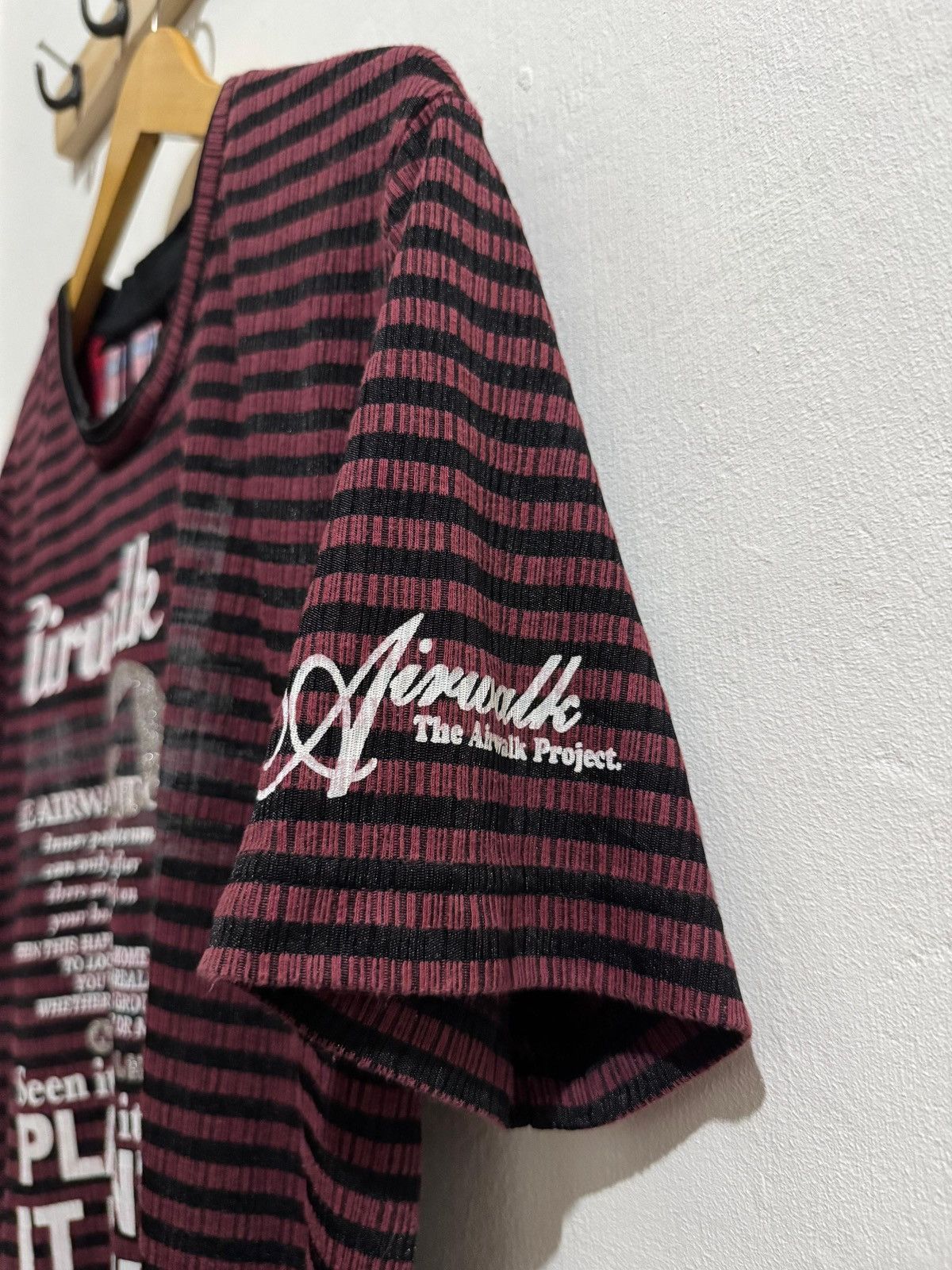Hysteric Glamour × If Six Was Nine × Japanese Brand Air walk ifsixwasnine y2k stripe tshirt Size US L / EU 52-54 / 3 - 3 Thumbnail