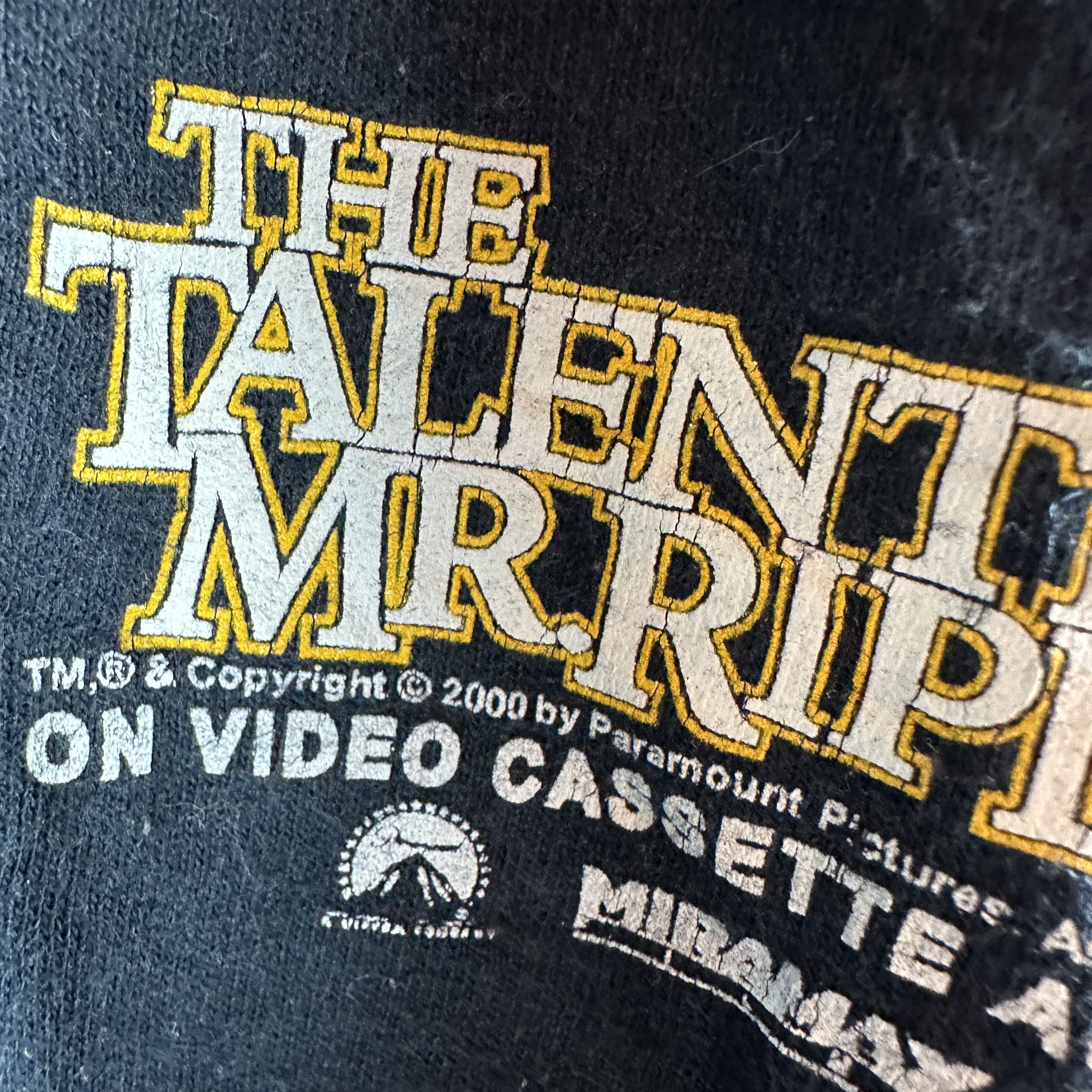 Vintage ​​​​2000 The Talented Mr. Ripley Matt Damon Movie T-Shirt Size US L / EU 52-54 / 3 - 3 Thumbnail