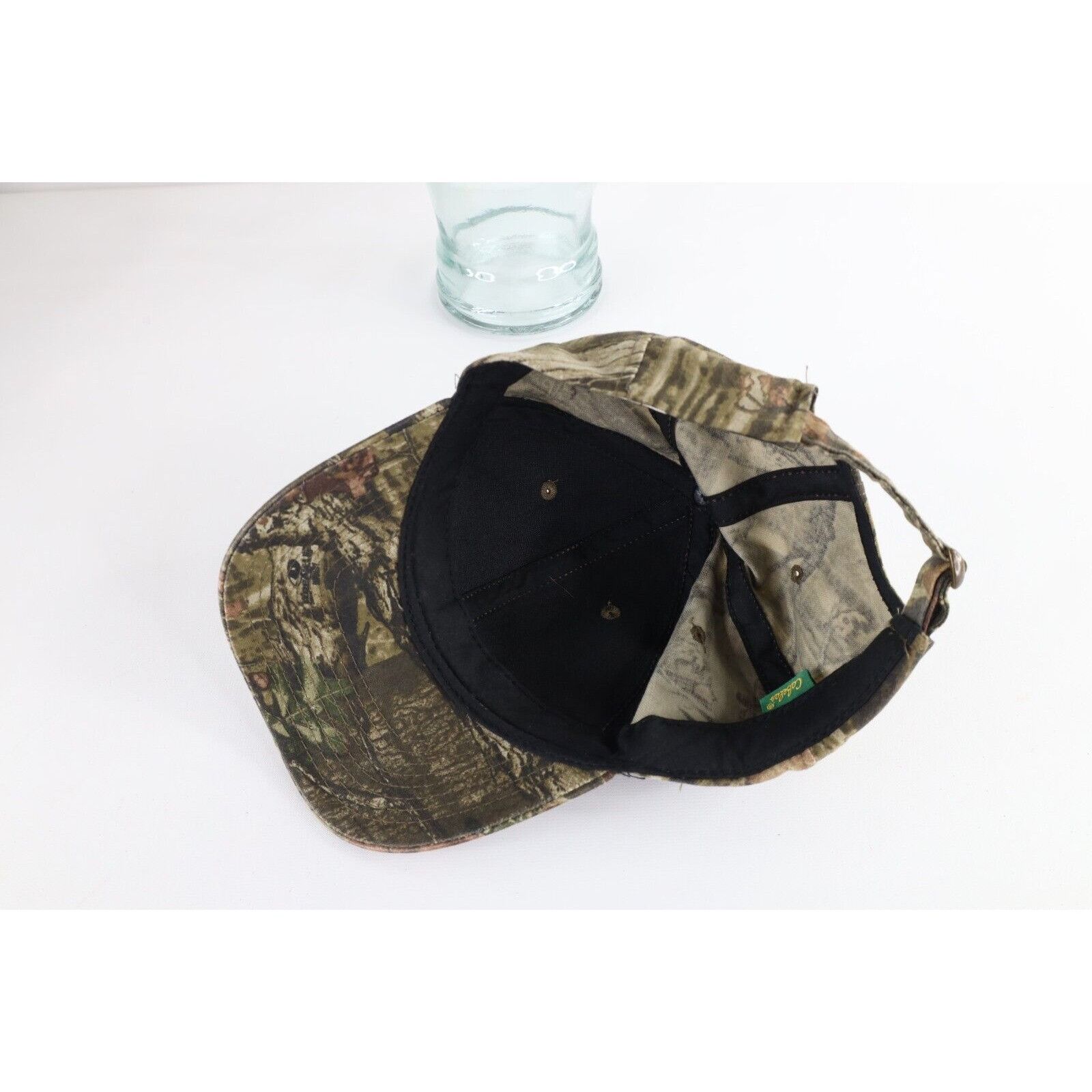 Vintage Vintage Cabelas Break Up Camouflage Canvas Strapback Hat Size ONE SIZE - 7 Thumbnail