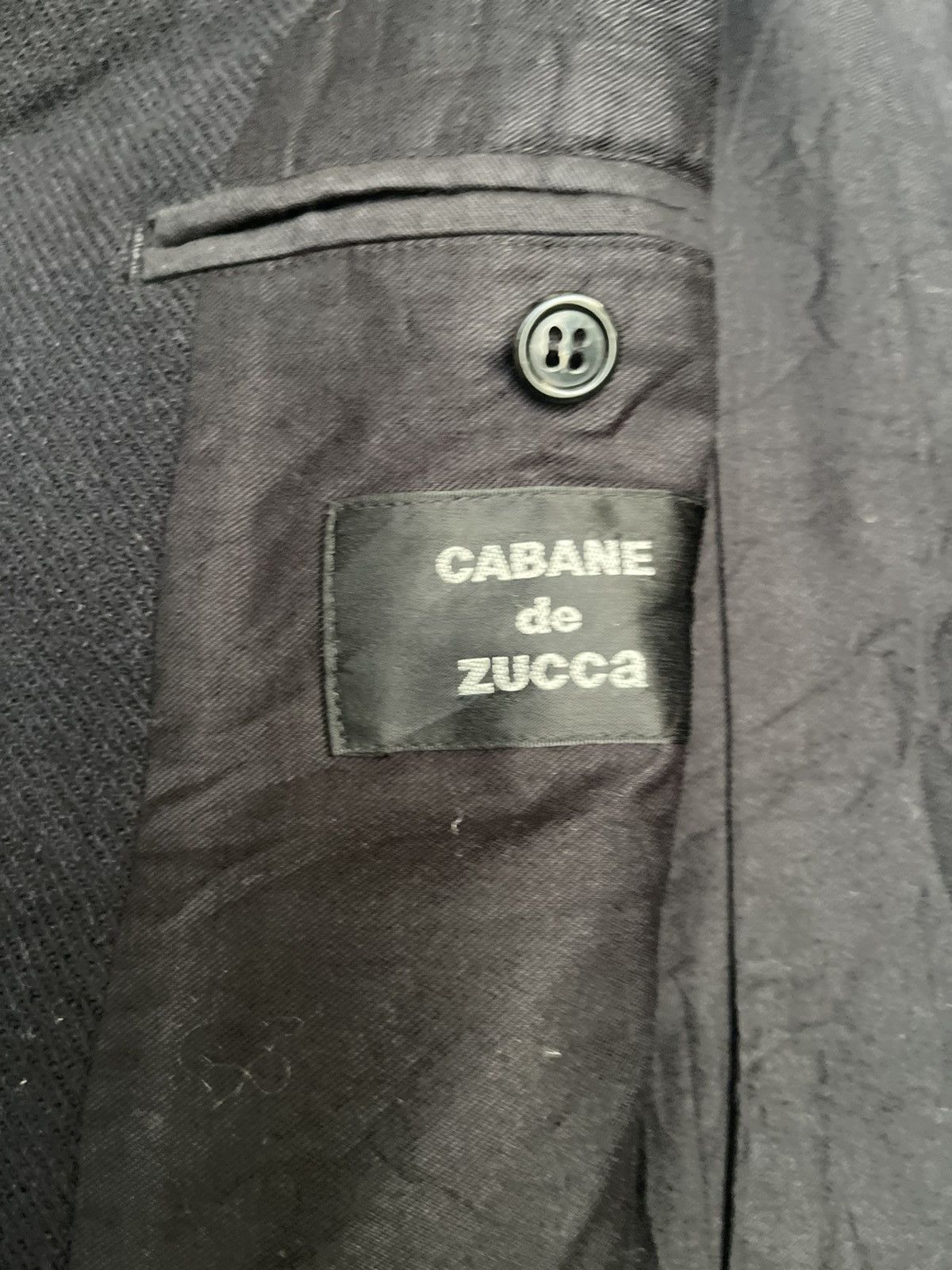 CABANE de ZUCCa Cabane de Zucca Double-Breasted Navy Wool Peacoat Size US M / EU 48-50 / 2 - 4 Thumbnail