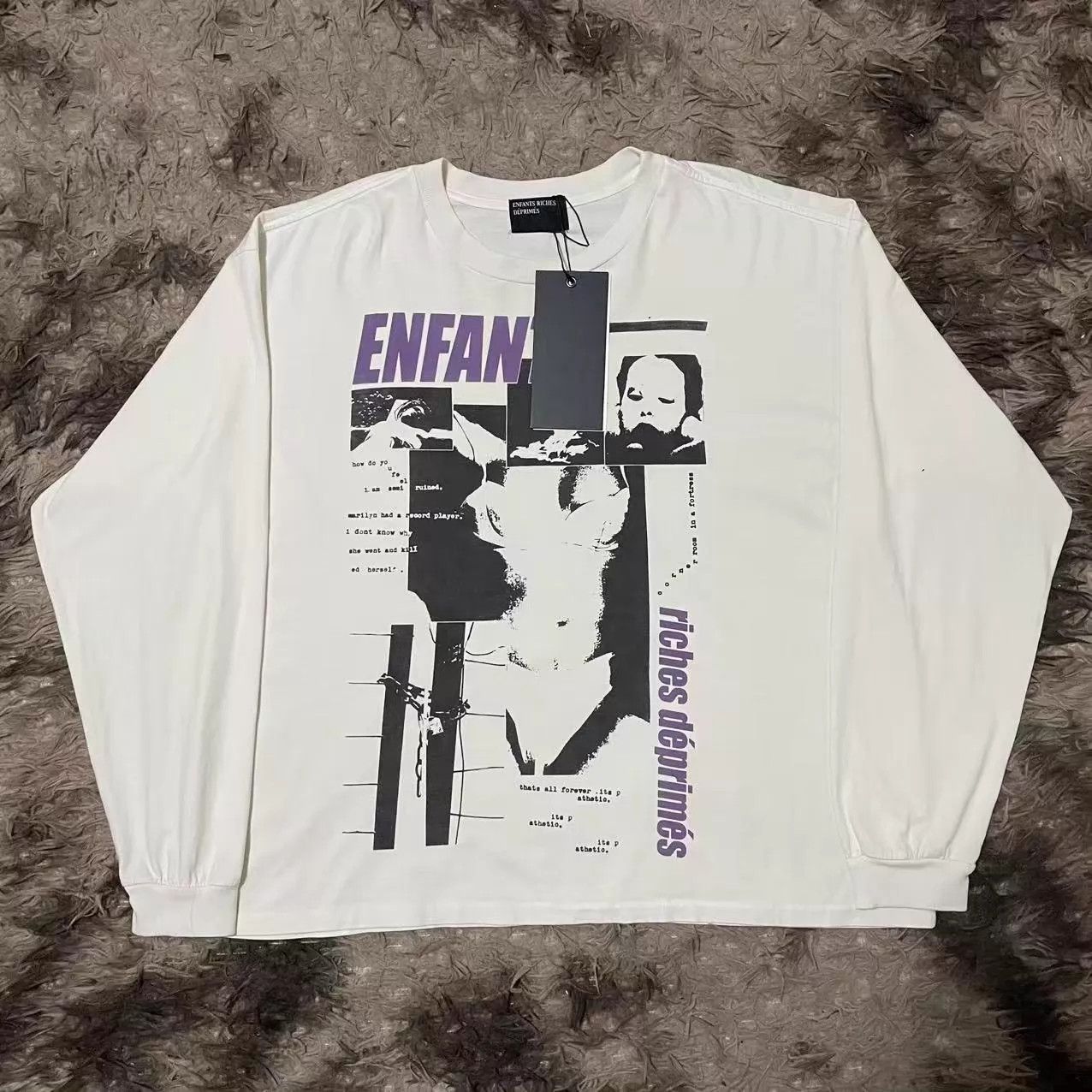 Enfants Riches Deprimes ERD23ss Nude Girl Graffiti LS Sweatshirt Size US XL / EU 56 / 4 - 1 Thumbnail