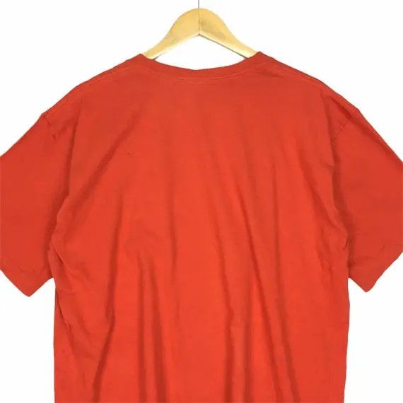 Calvin Klein Vtg CALVIN KLEIN CK Jeans Logo Orange Tee Shirt New York Size US L / EU 52-54 / 3 - 6 Thumbnail